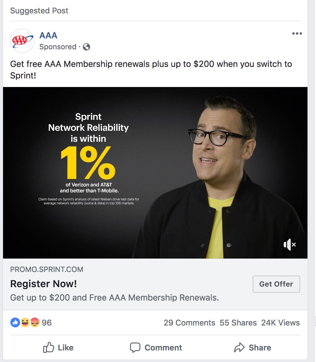 Get free AAA Membership renewals plus up to 200 when you switch to