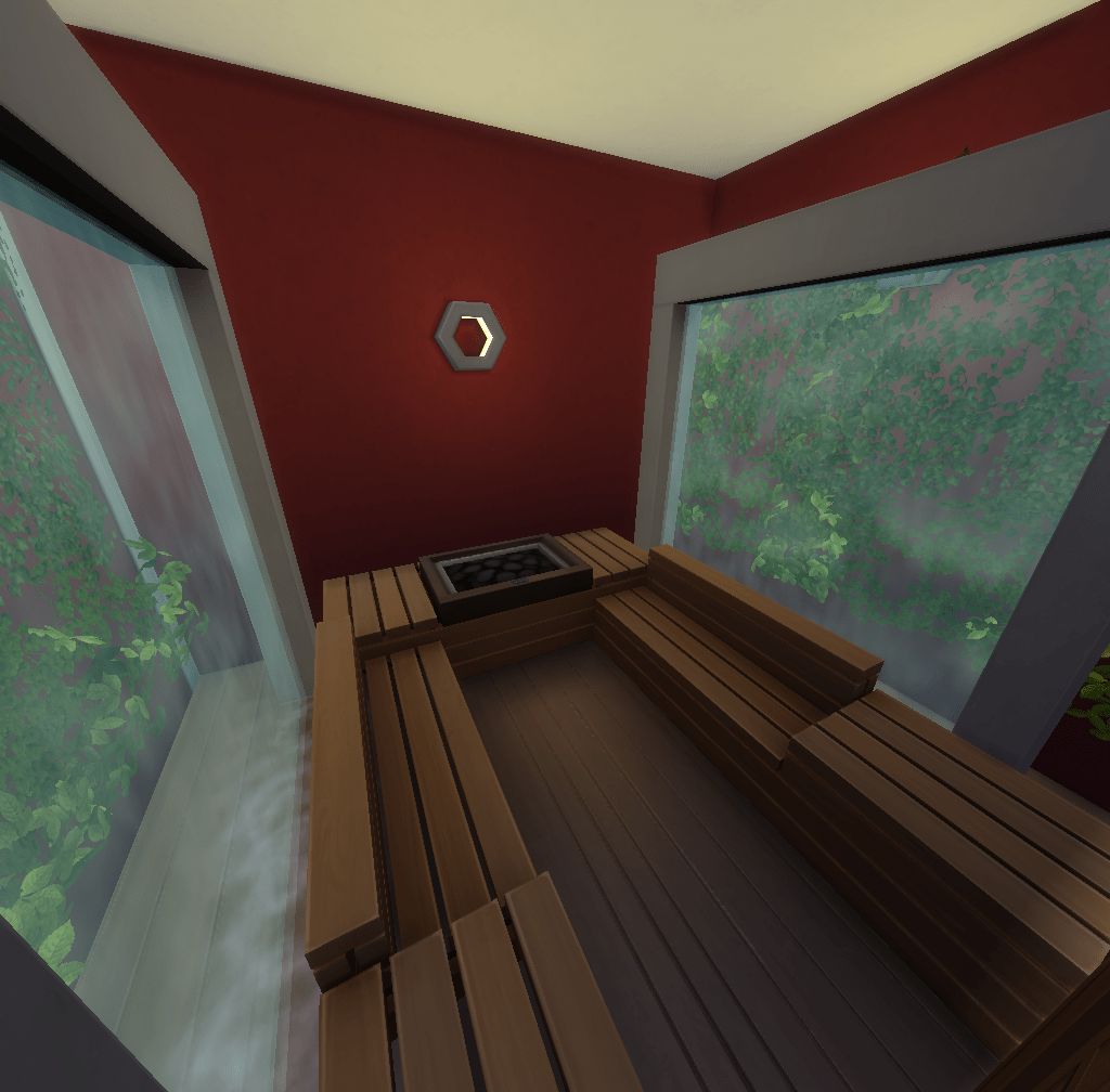 So I decided to use one of my empty rooms and turn it into a sauna