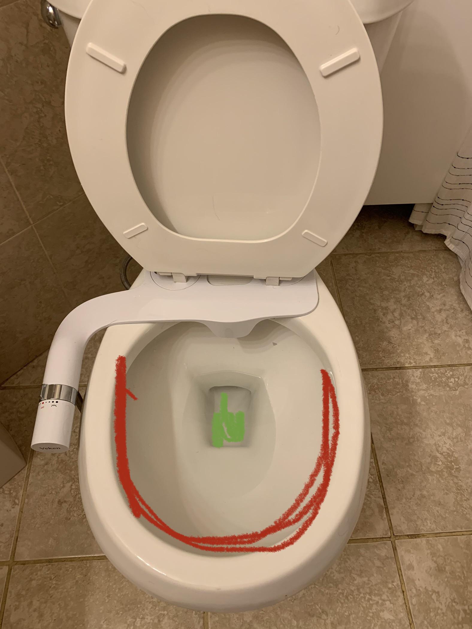 How to get my toilet to flush from the top of the bowl? r/howto