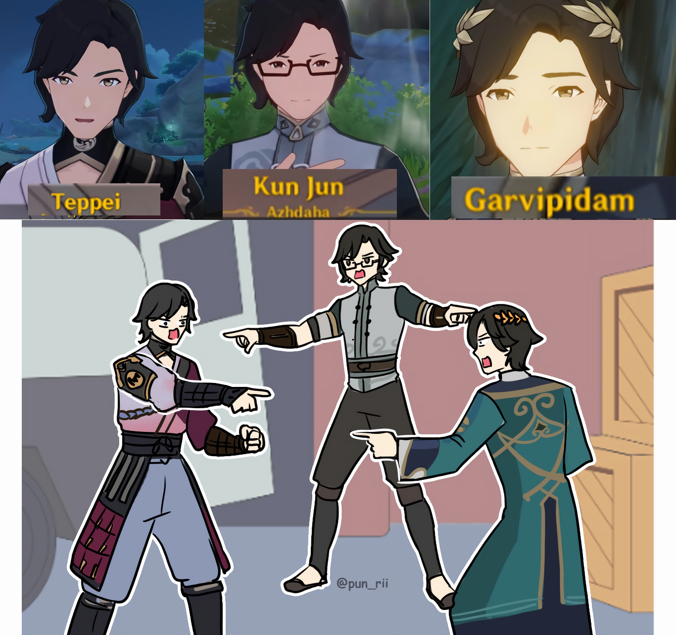 Oh hey, it's the "Important NPC" model again r/Genshin_Memepact