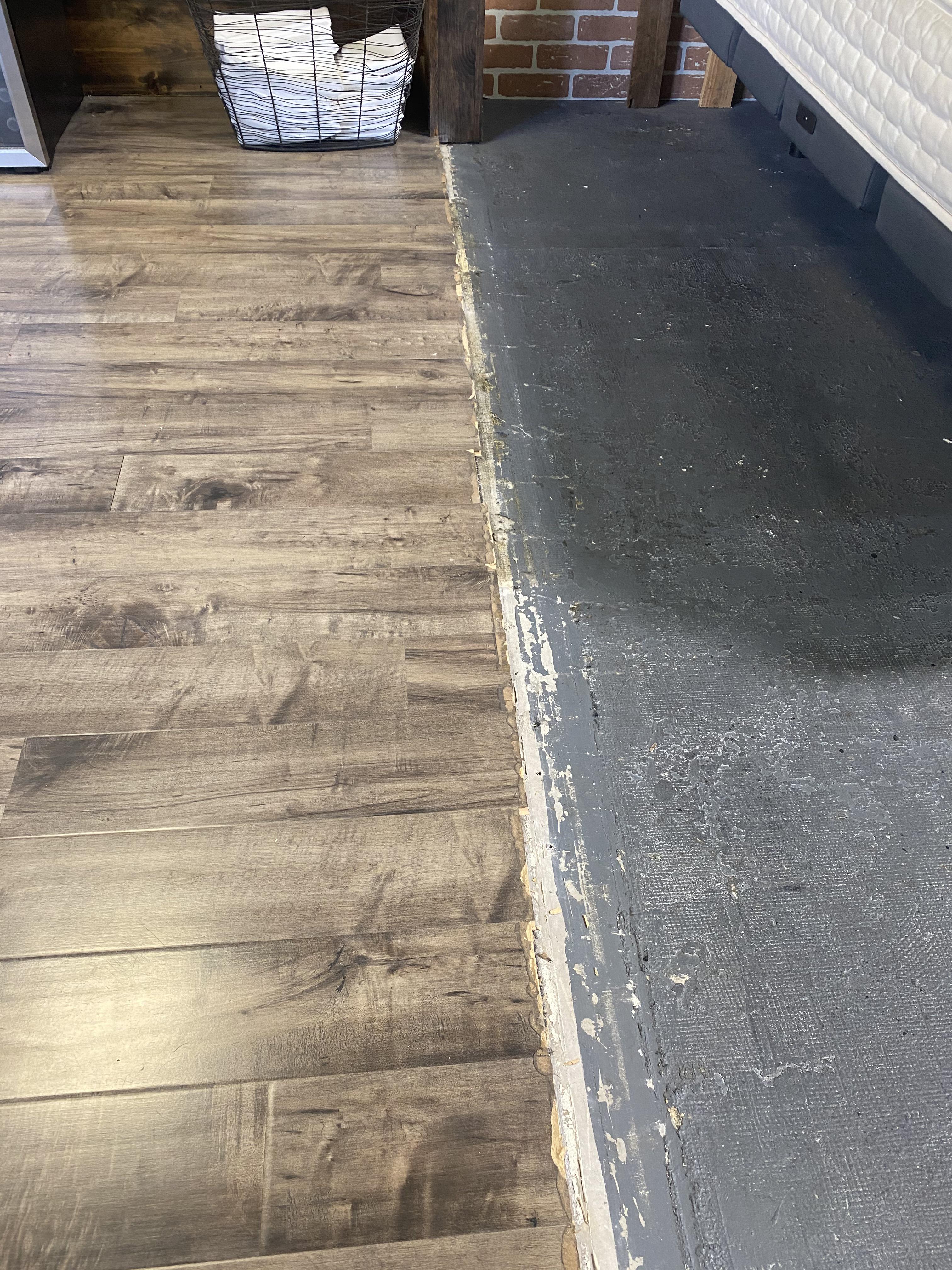 Vinyl Planks on uneven flooring Flooring