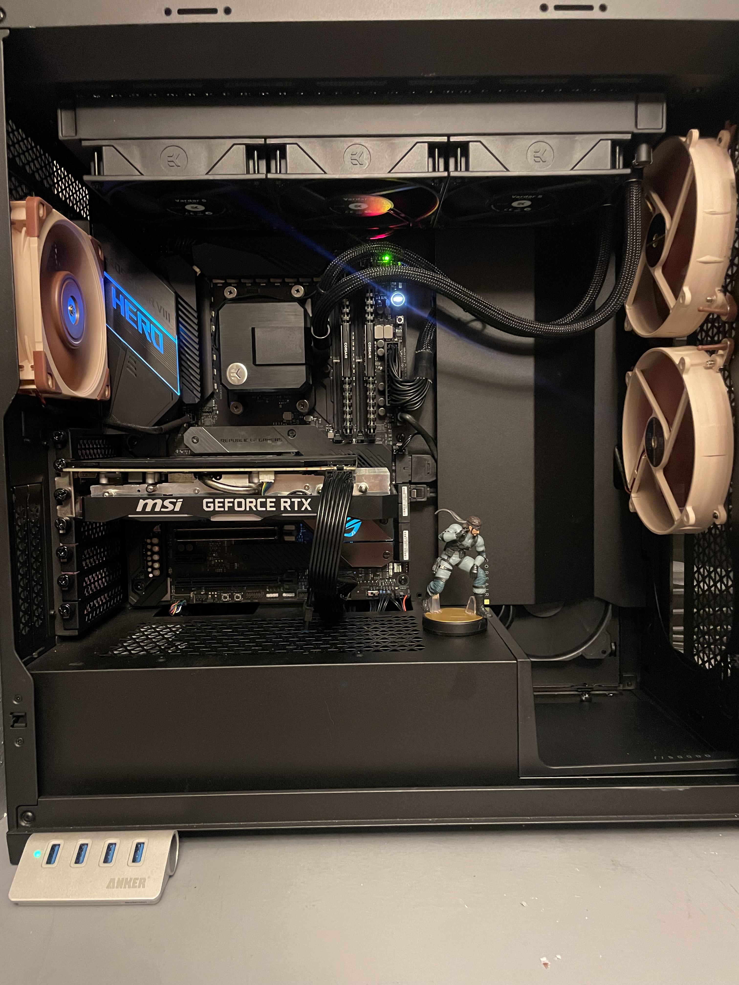 Learning the hard way that nfp14flx fans don’t work well in a 5000d and