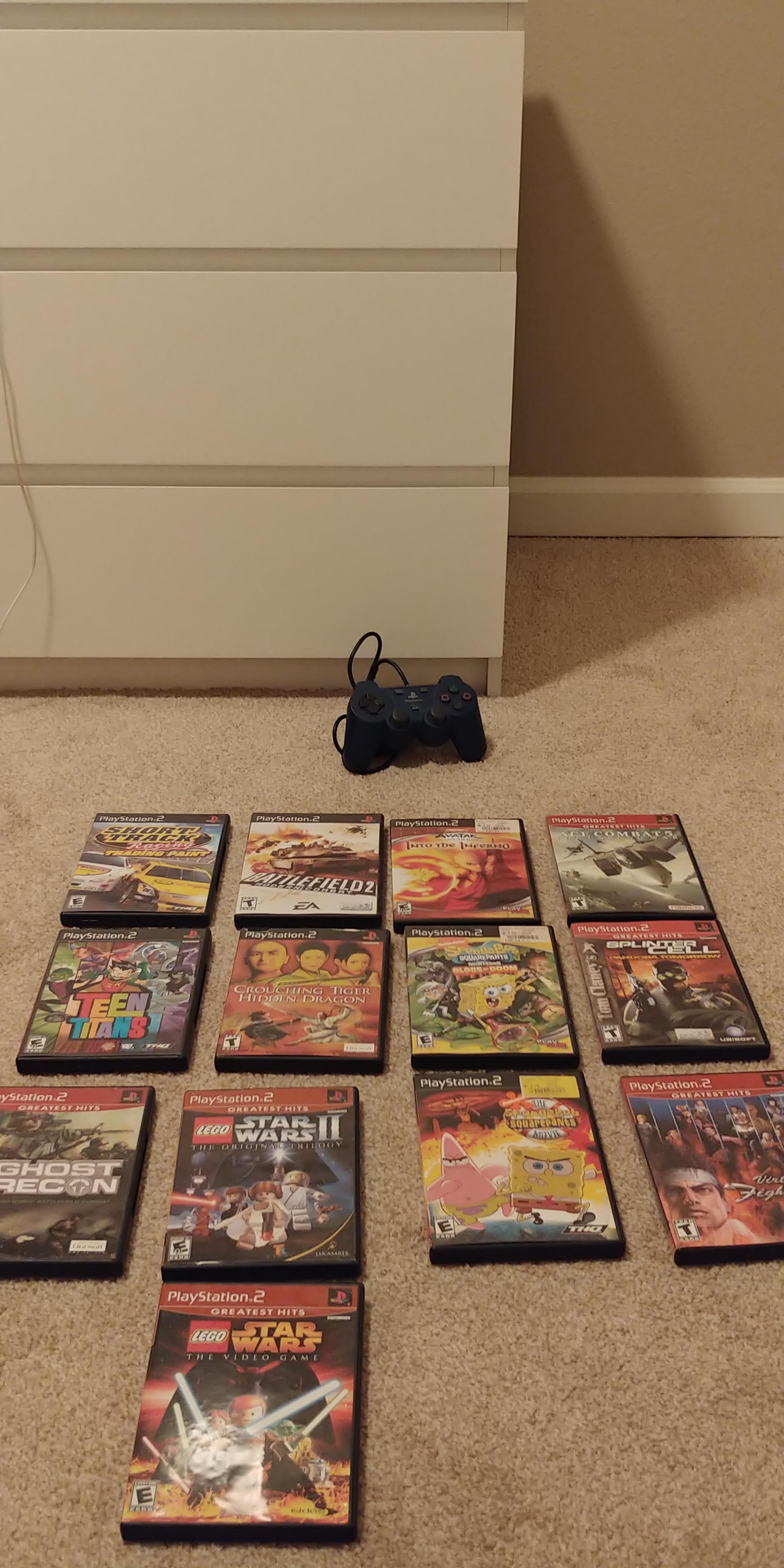 Found a GameStop bag sitting on top of the trash can at the mall