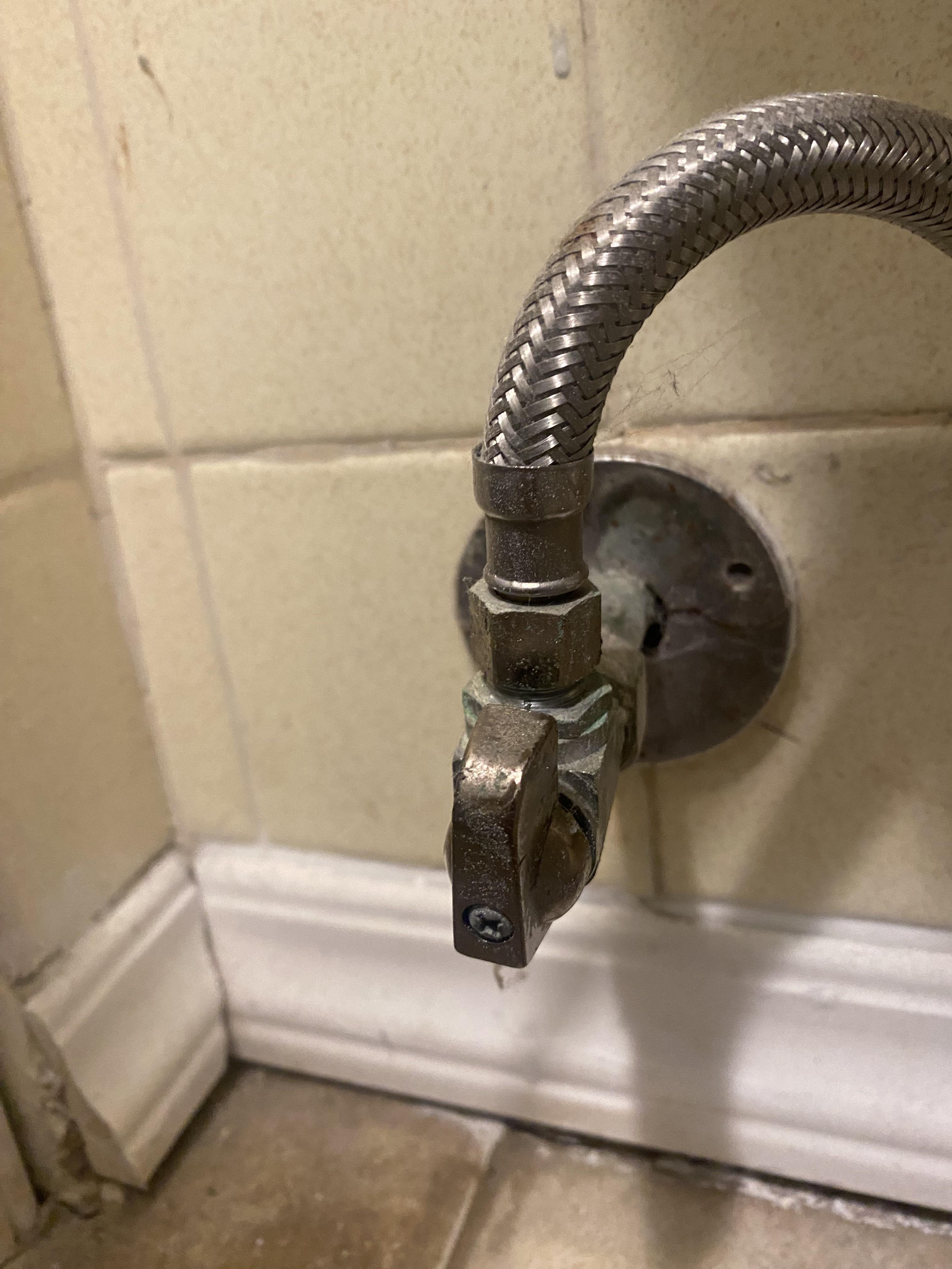 Trying to shut off water valve to toilet. This won’t budge. Do I need