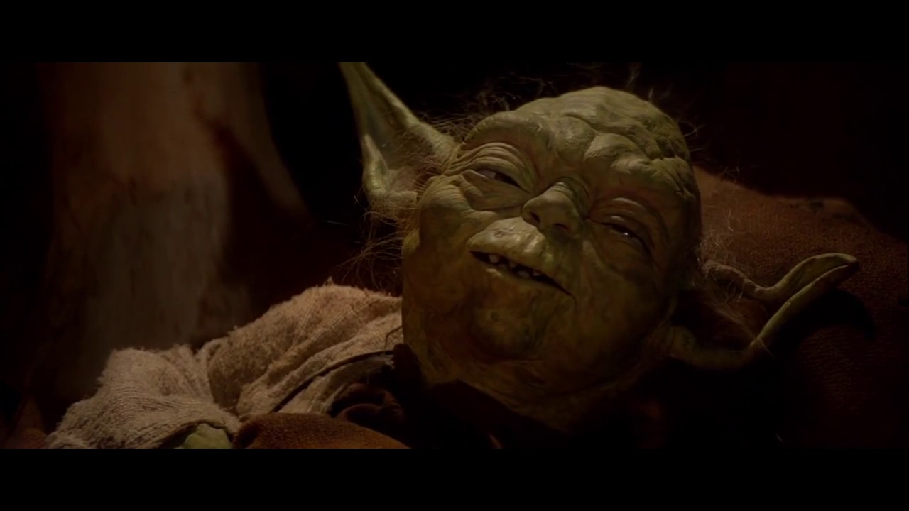 So Yoda just dies for no reason? He should have gone out swinging! And