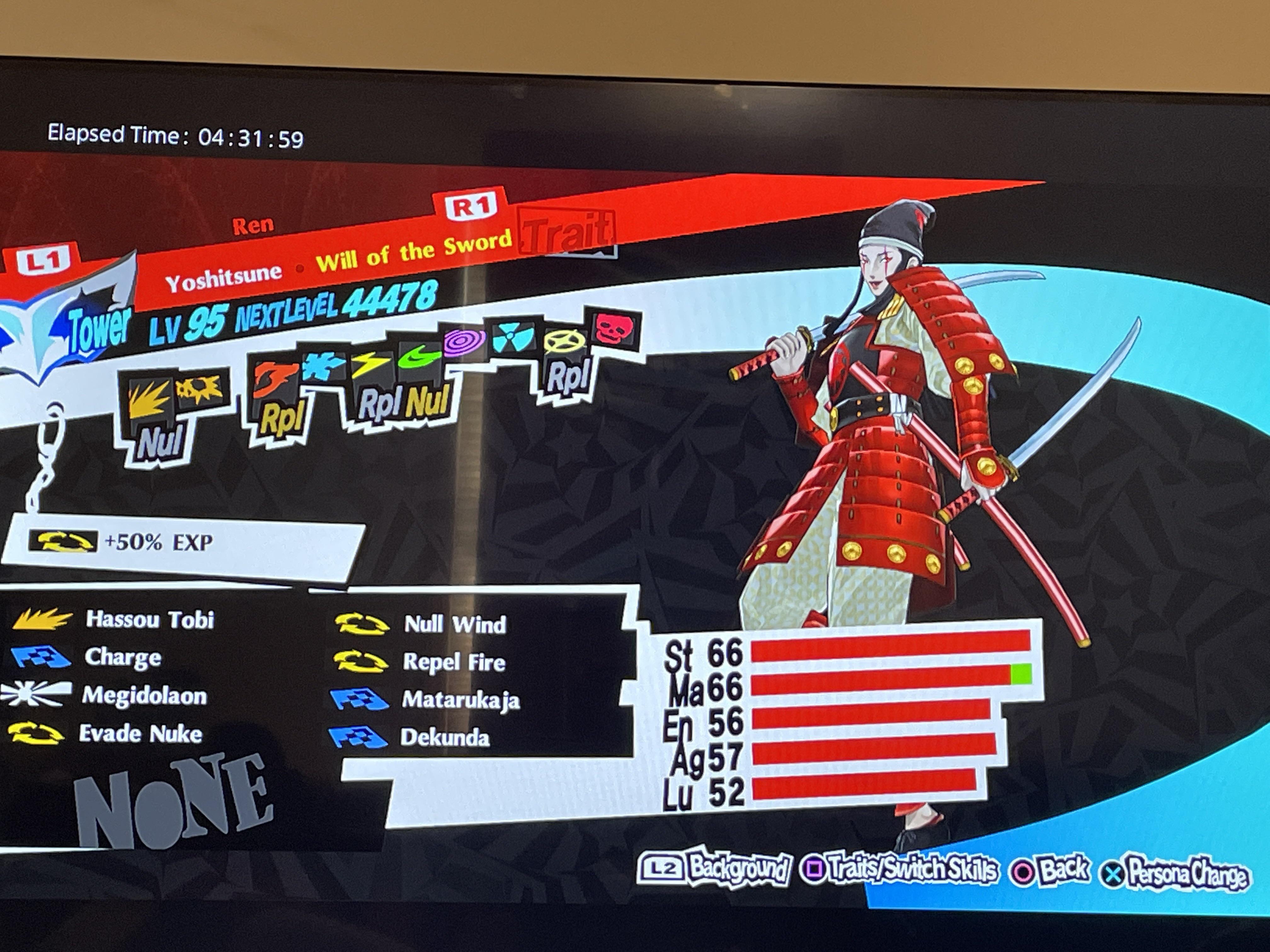 Anything I can do to change my Yoshitsune build around next time? r