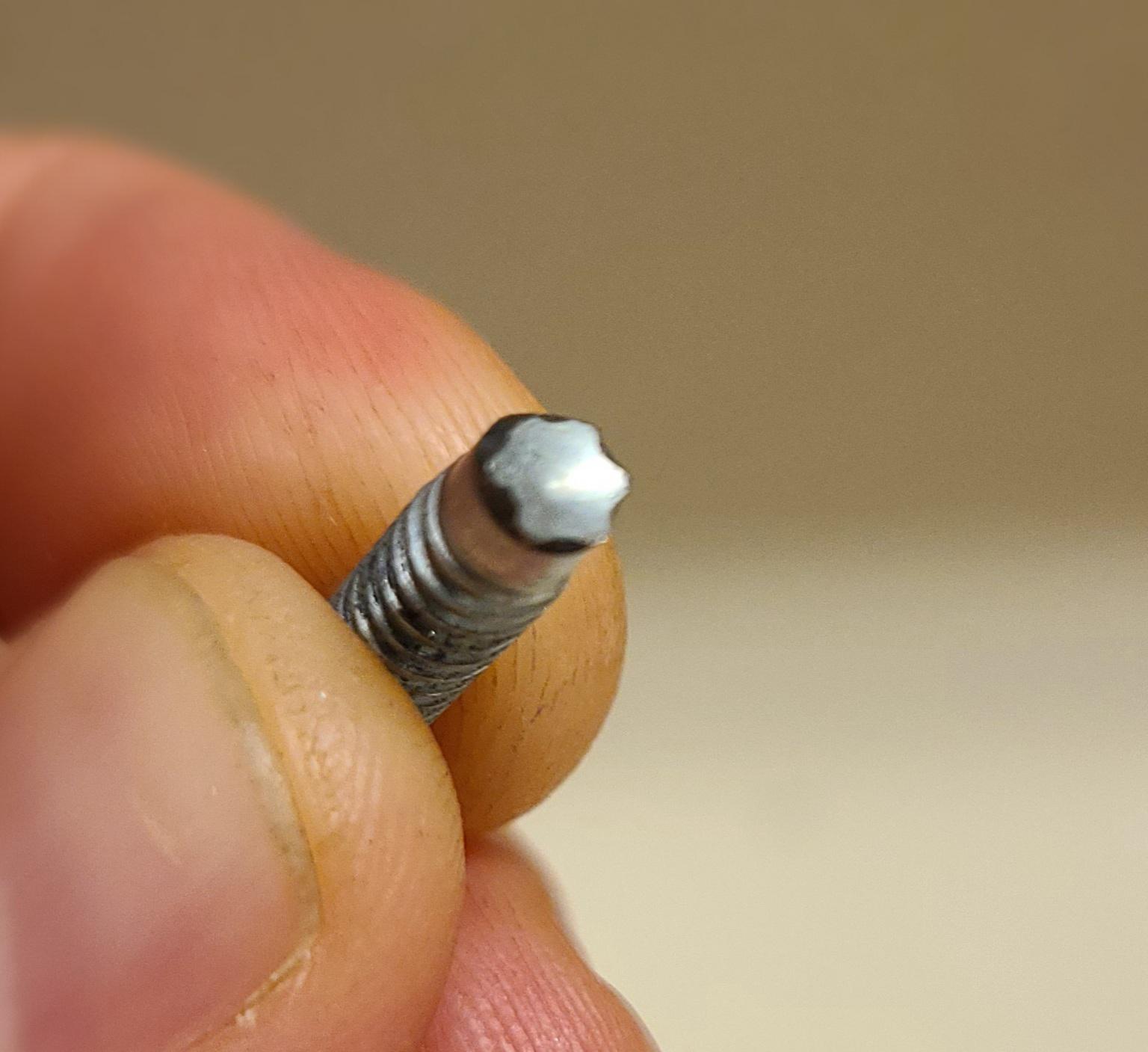 Derby cover bolt head snapped off very easily. You can see that the