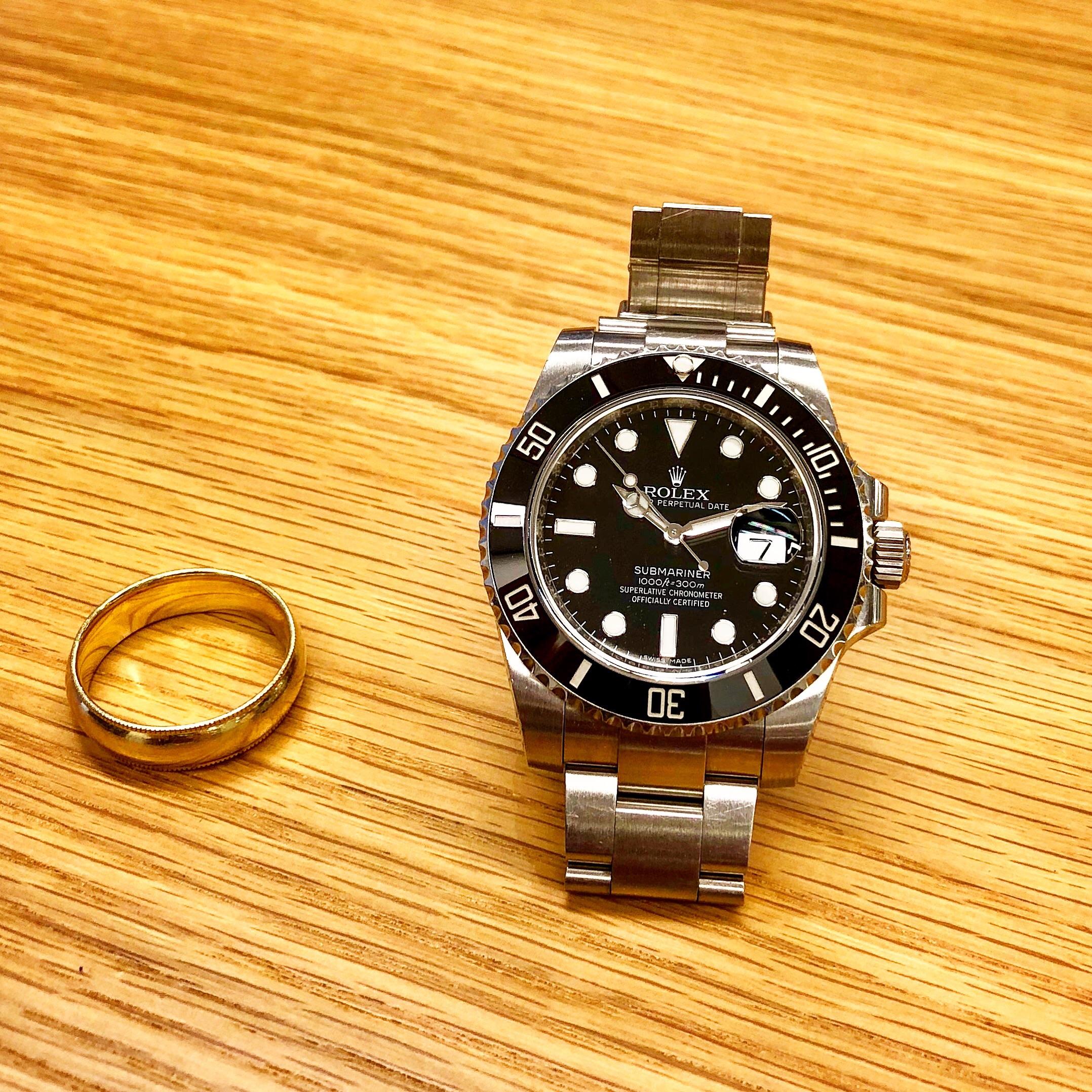 [Rolex] Does anyone else where a yellow gold ring with a steel/white