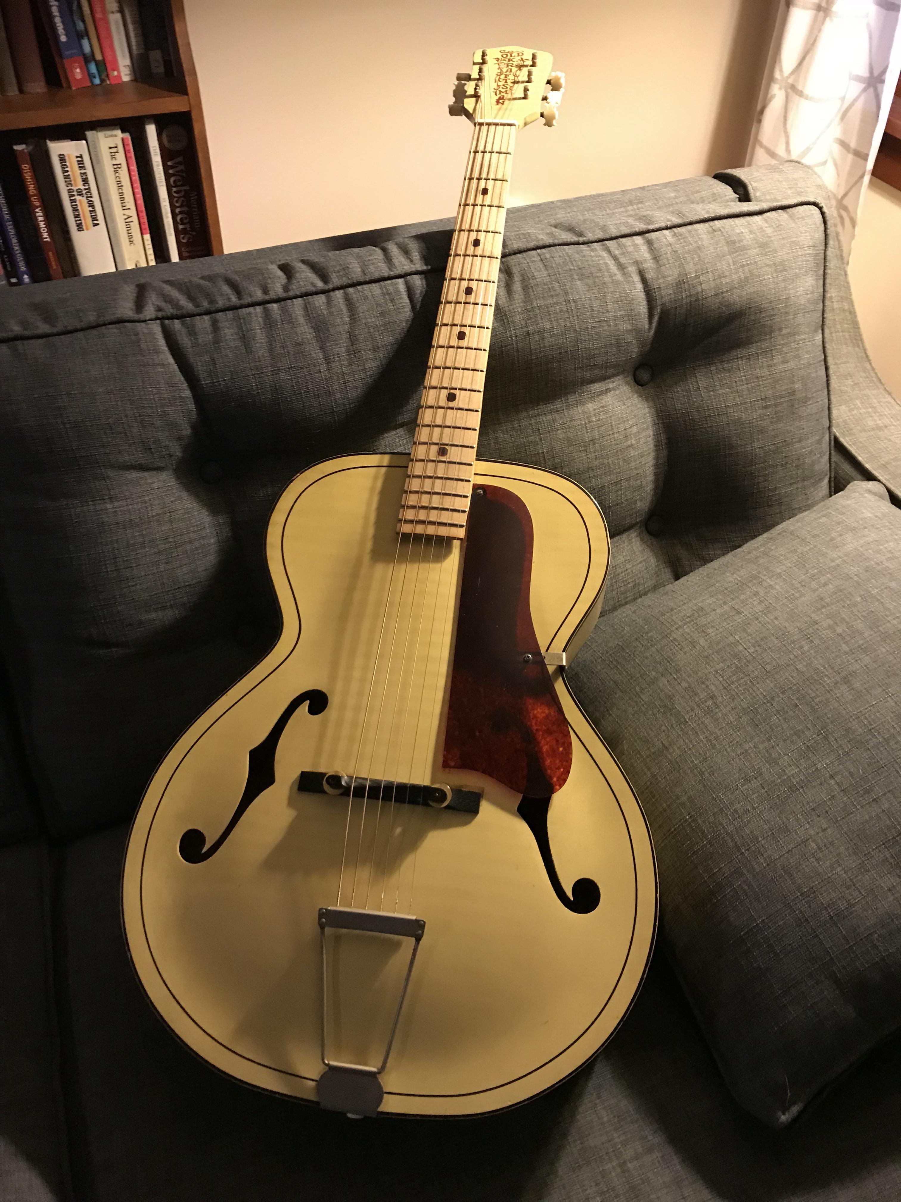 Considering putting a floating pickup on this Old Kraftsman (Kay