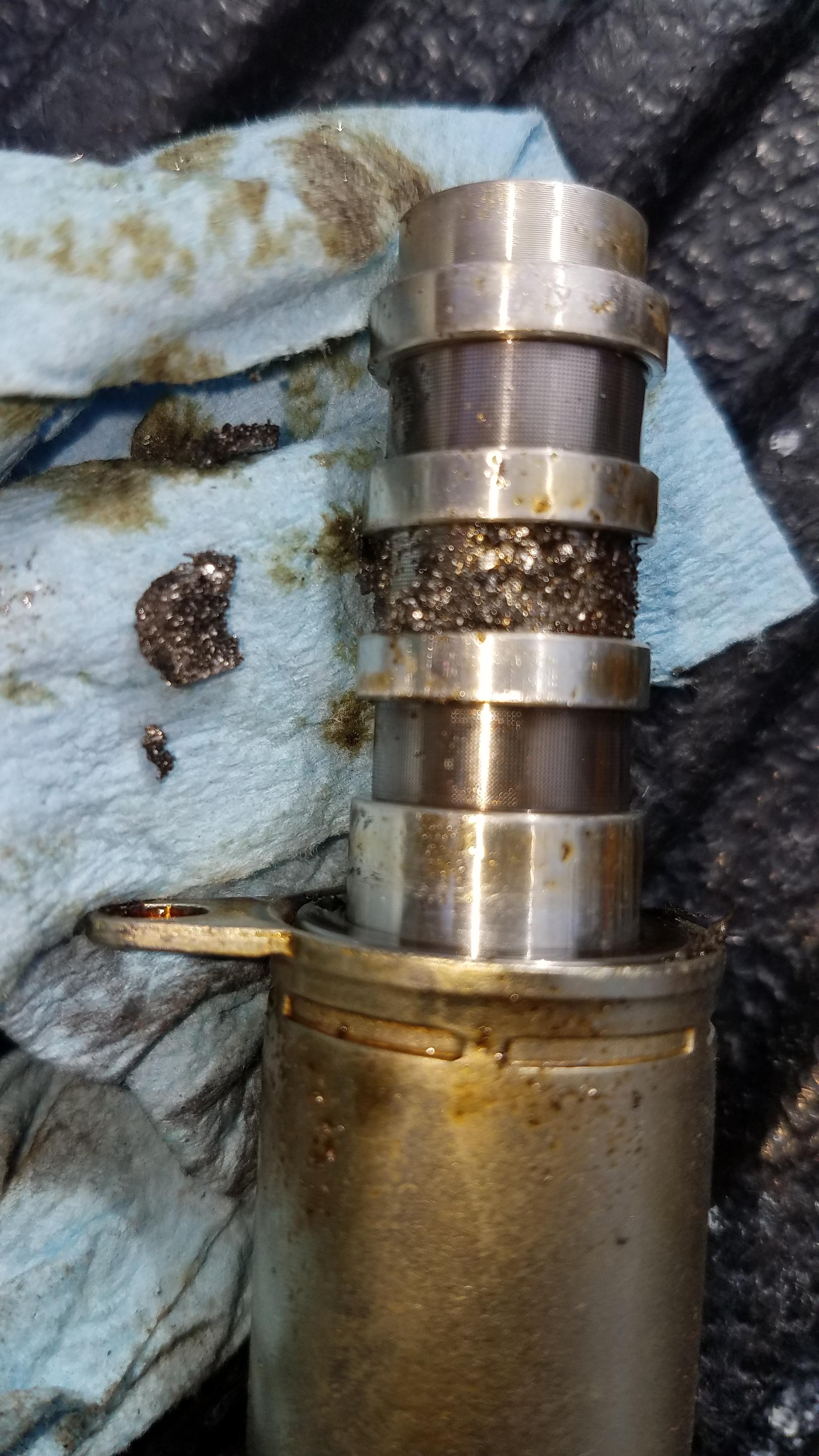 2005 F150 5.4 3 valve has aluminum shavings in the VCT screen. r