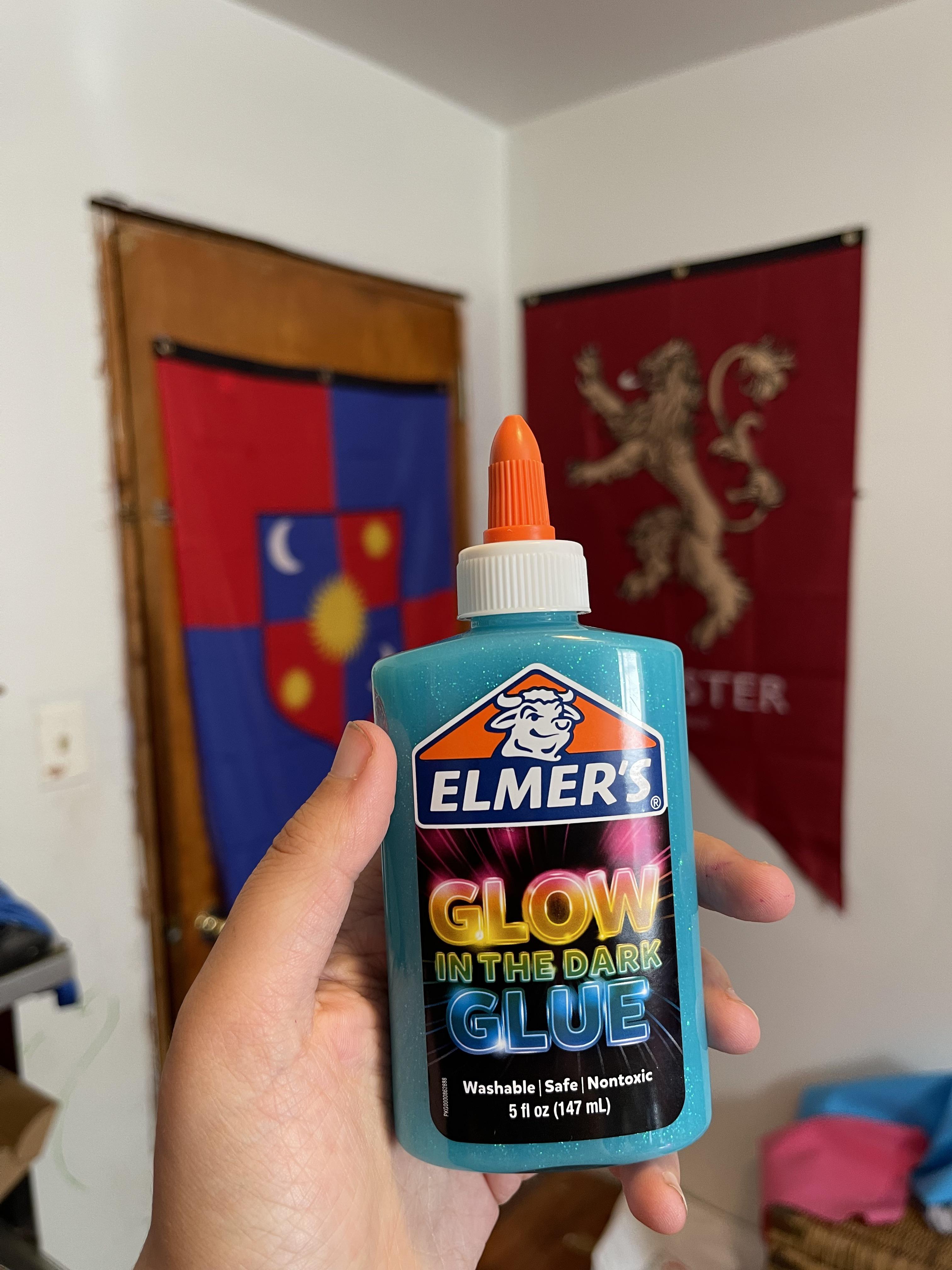 I know glitter glue will work in molds but will this type of glue in