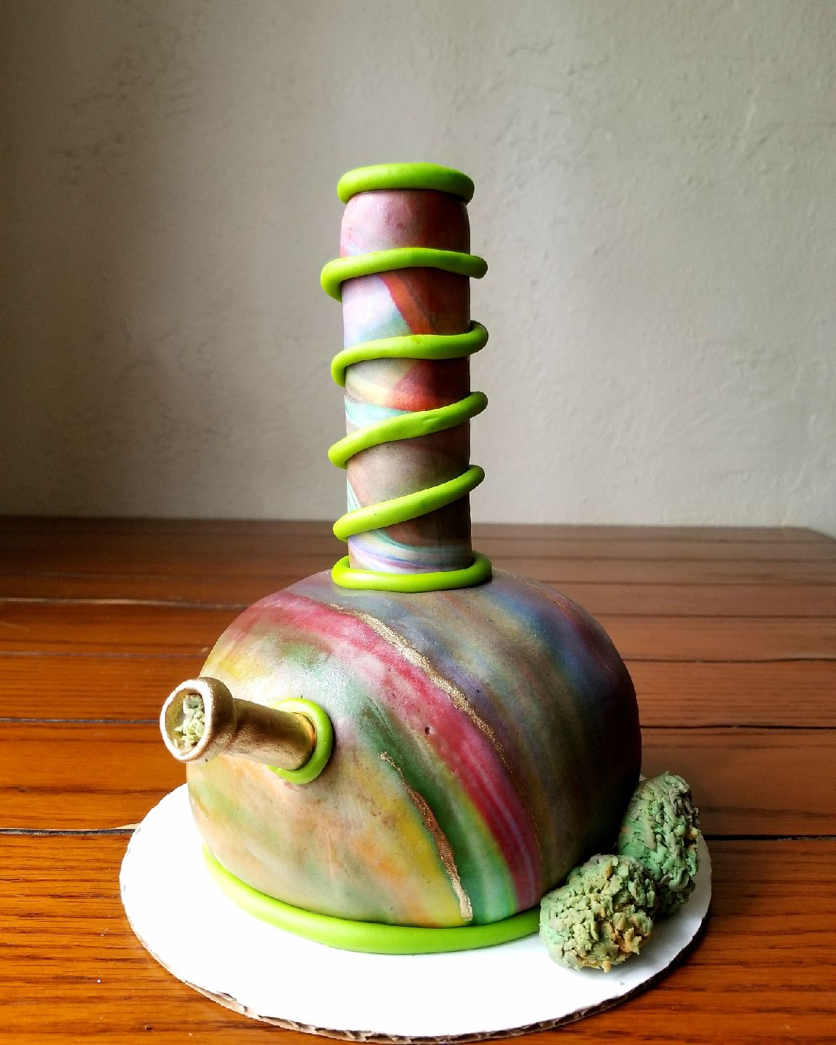 [Homemade] Bong Cake weed