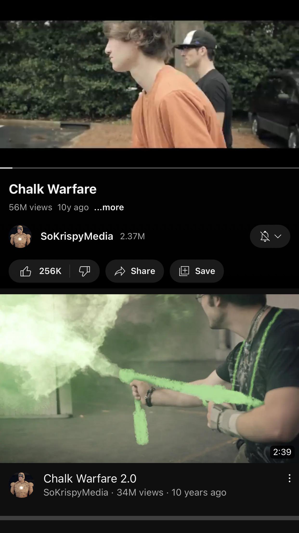Do you feel old yet chalk warfare was 10 years ago r/nostalgia