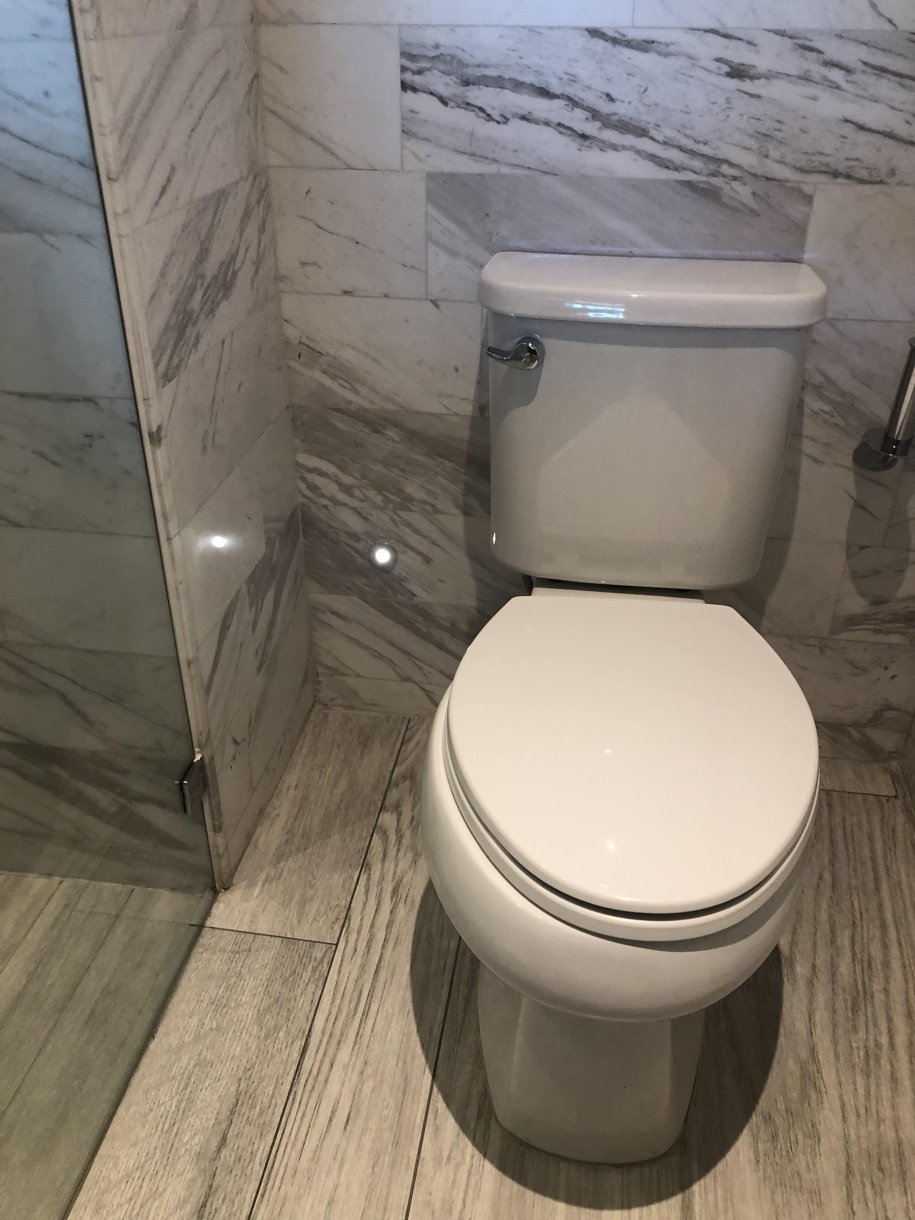 My hotel has a built in night light next to the toilet to make it