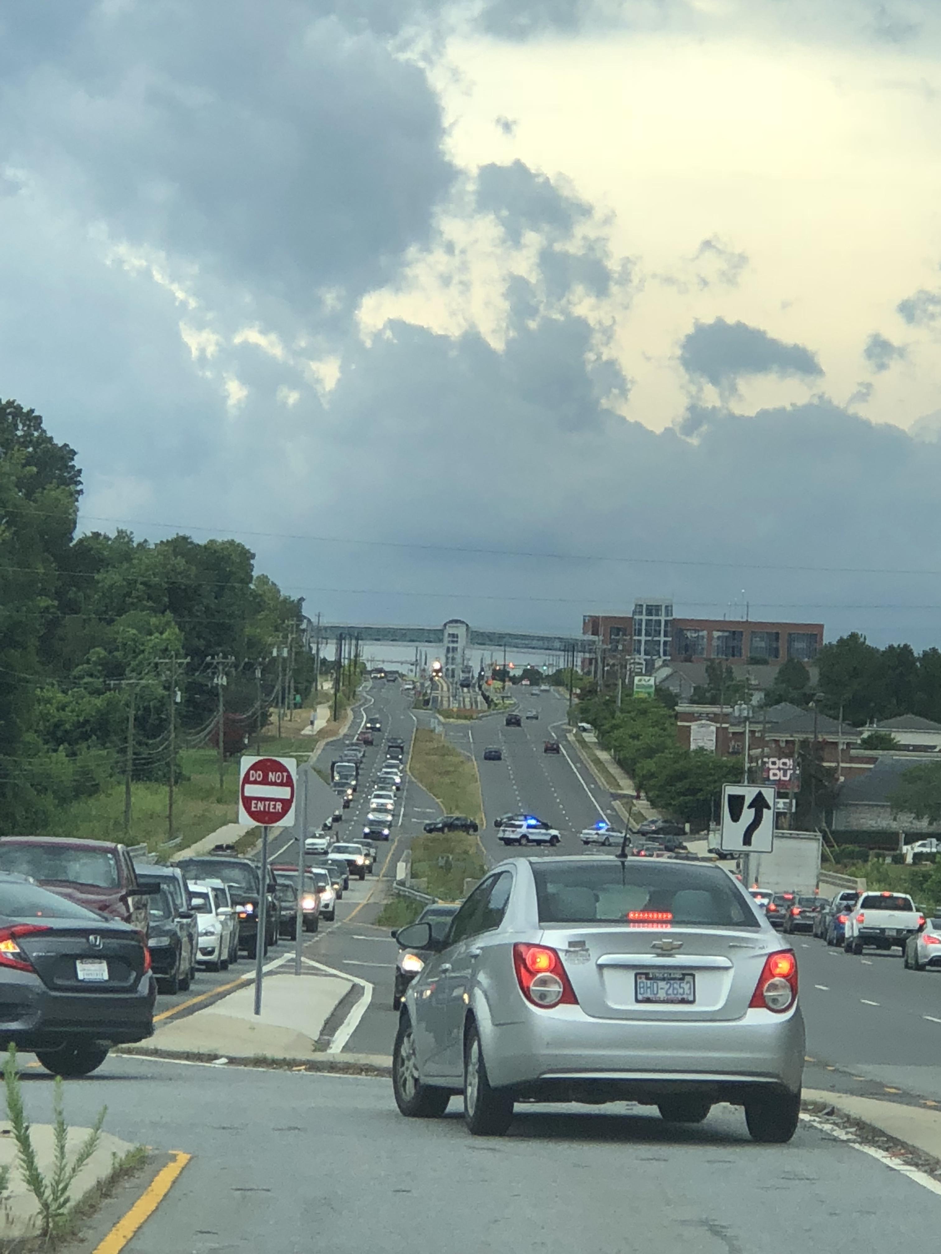 Anyone know what’s happening on North Tryon near the university? r