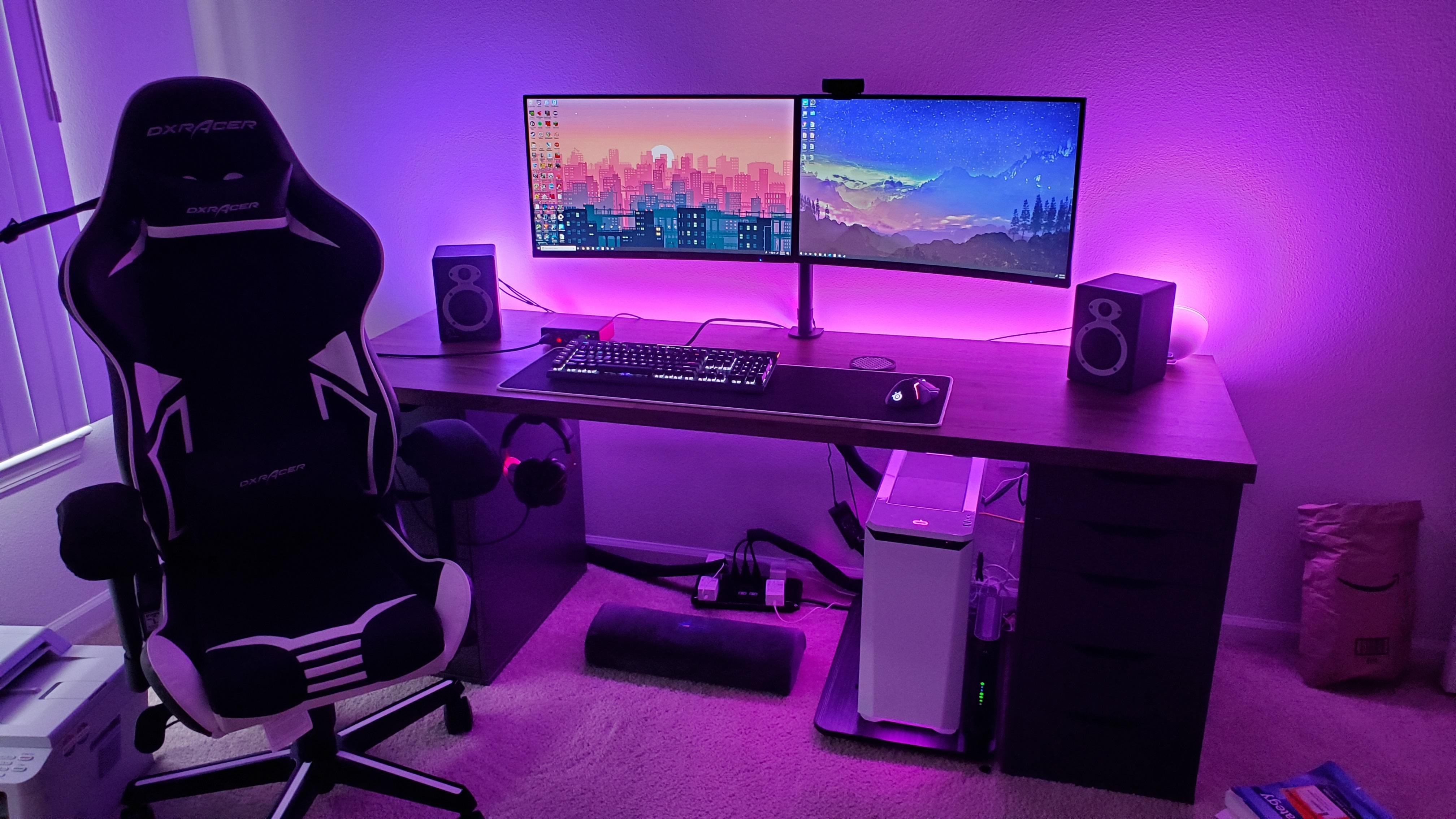 Light strip Help on desk r/Hue