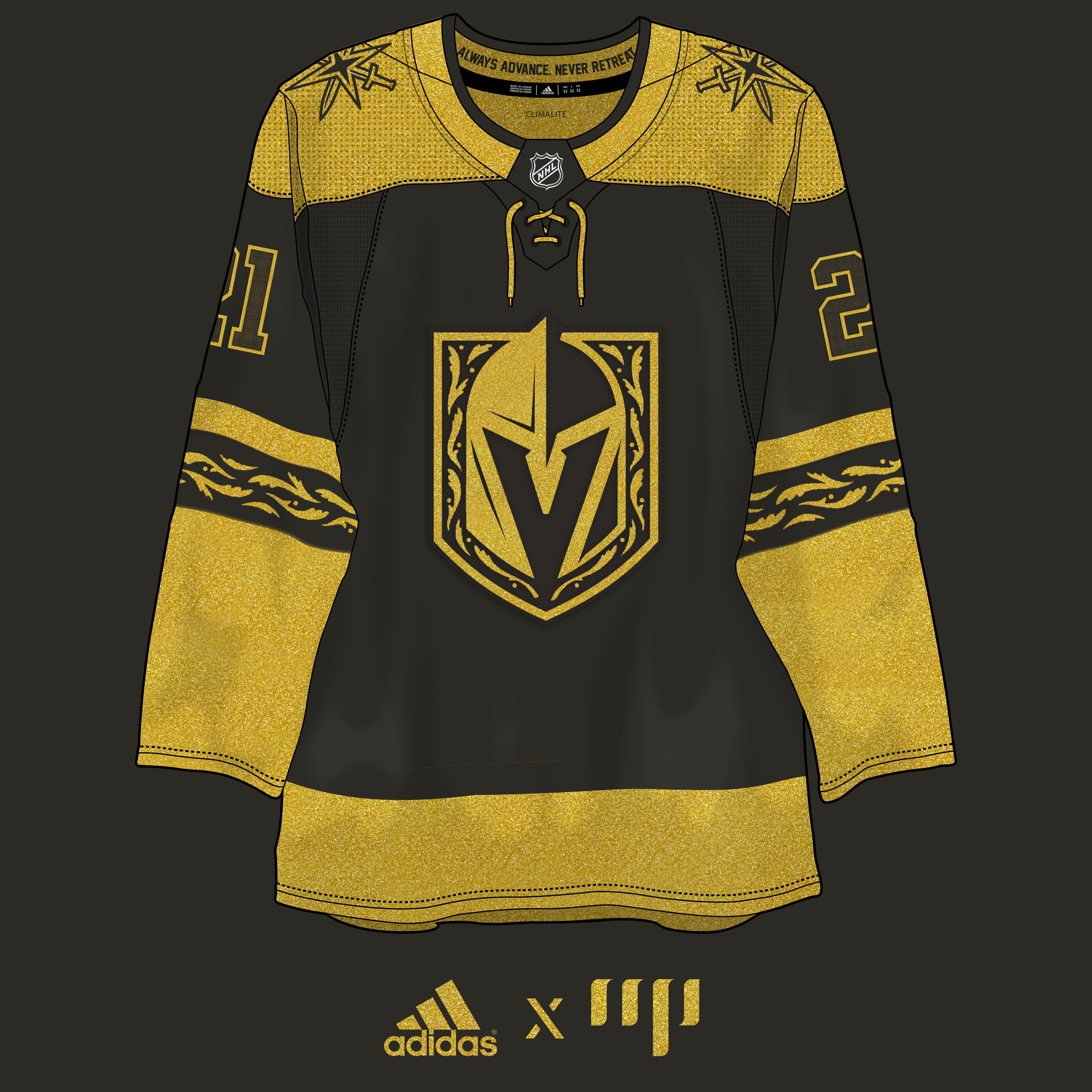 Vegas Golden Knights jersey concept r/hockey