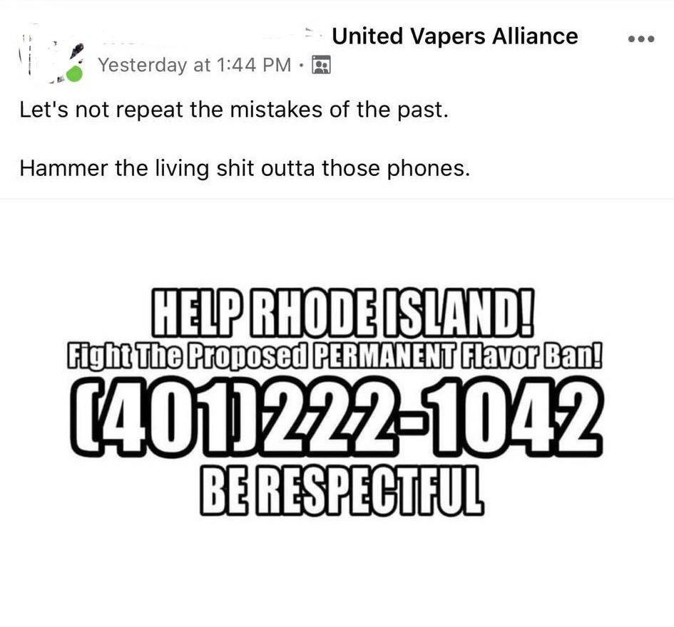 Found this on FB this morning, Rhode Island is facing a ban and the hearing is today. If you