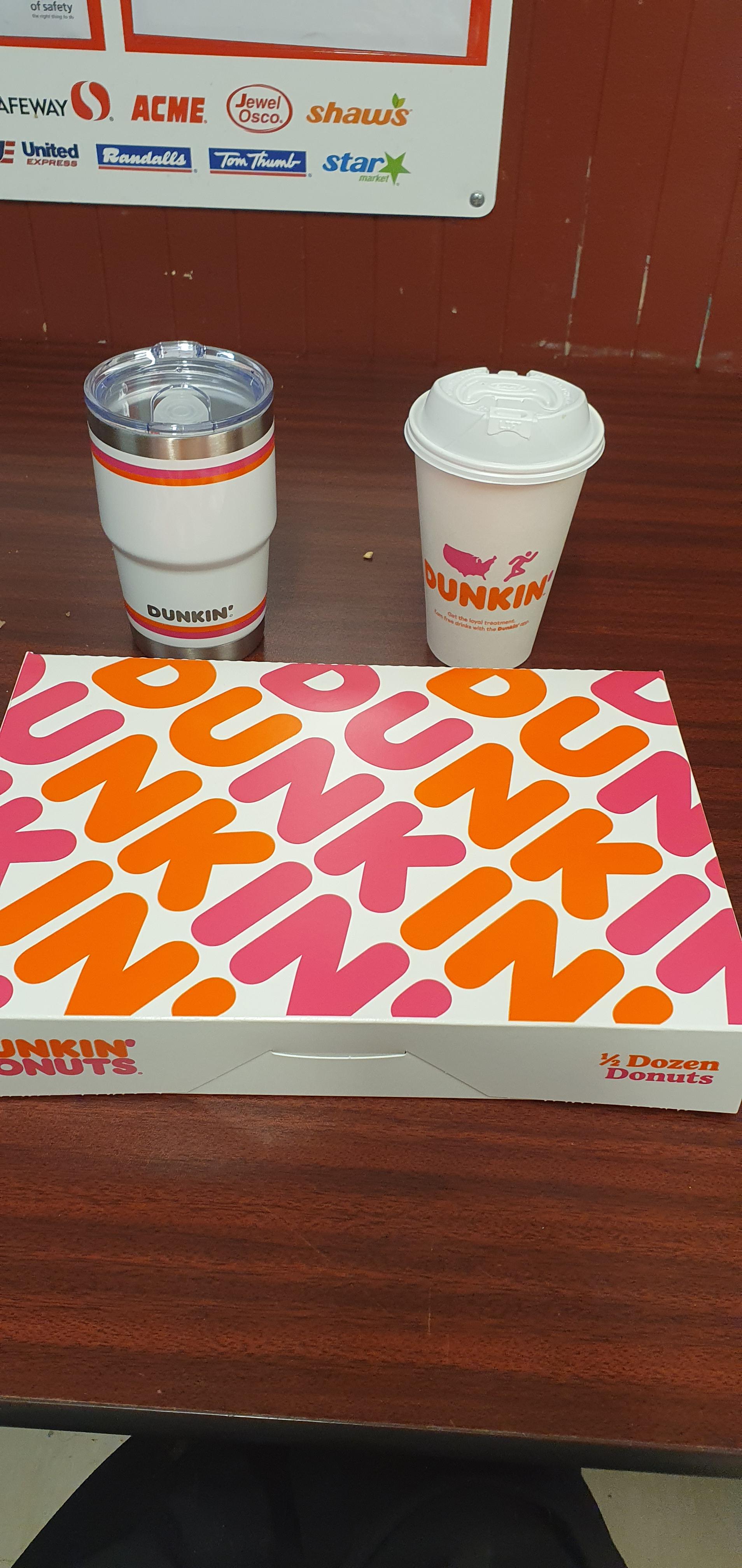 Dunkin is open today 138 A calistoga RD next to Safeway r/santarosa