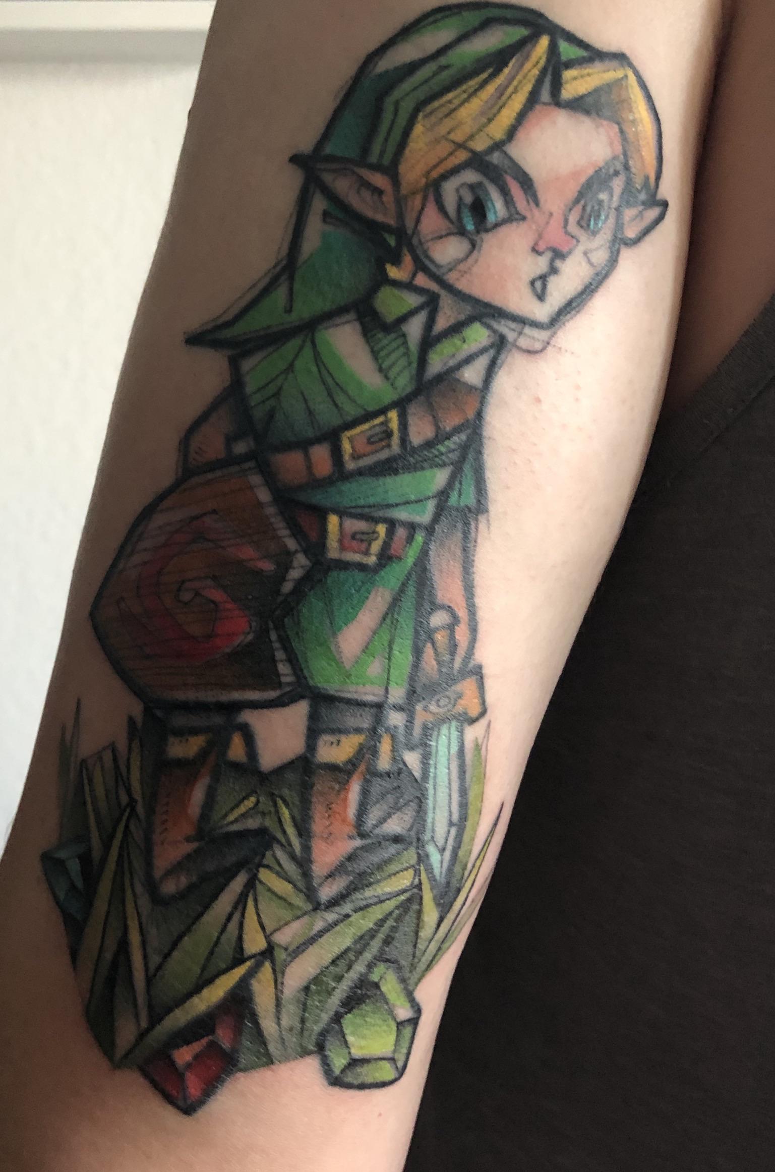 My Link Tattoo [OoT], done by iamjukan, alter_schwan in Berlin zelda