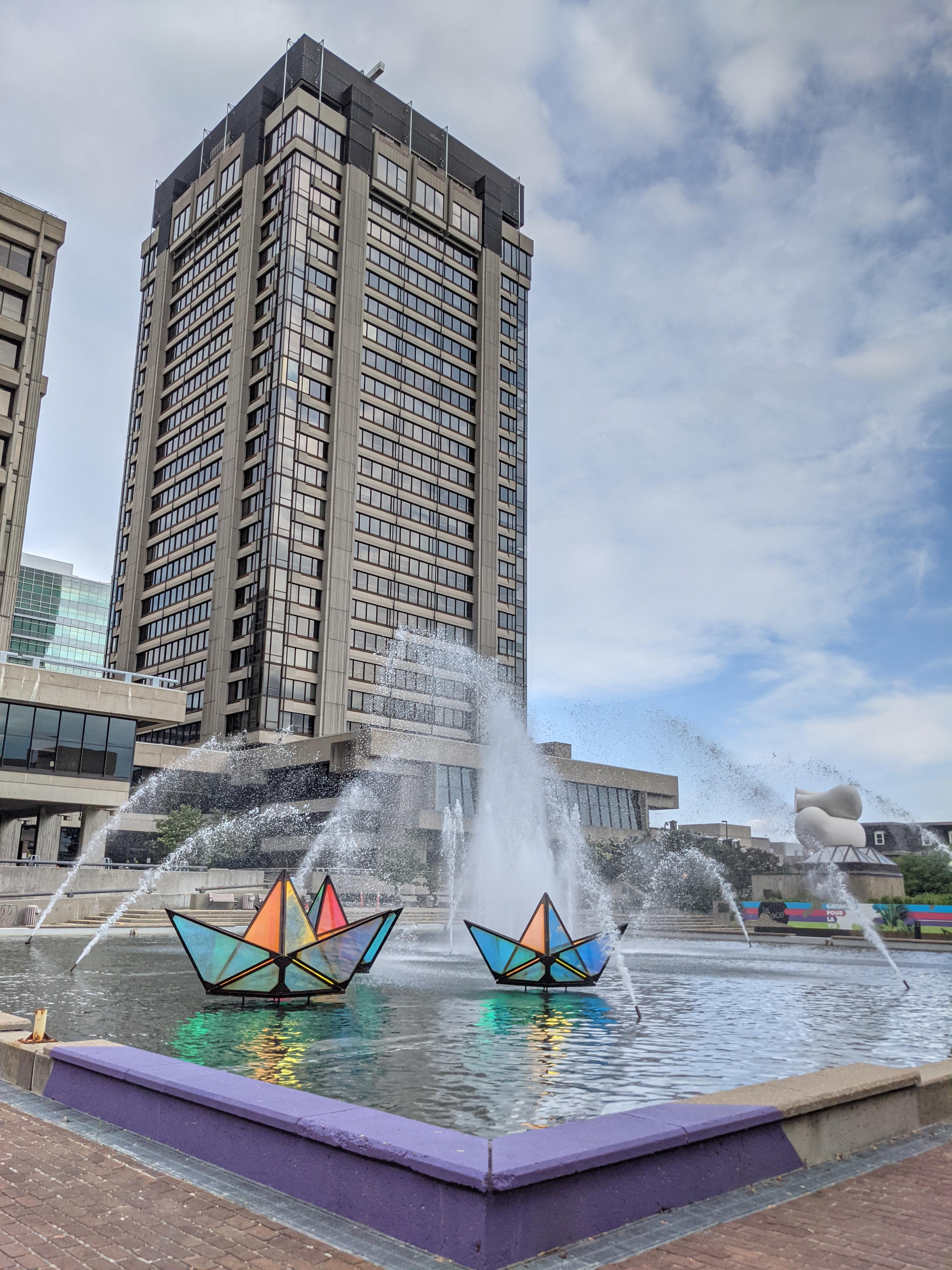 Place du Portage, Québec, Canada. 1970's r/brutalism
