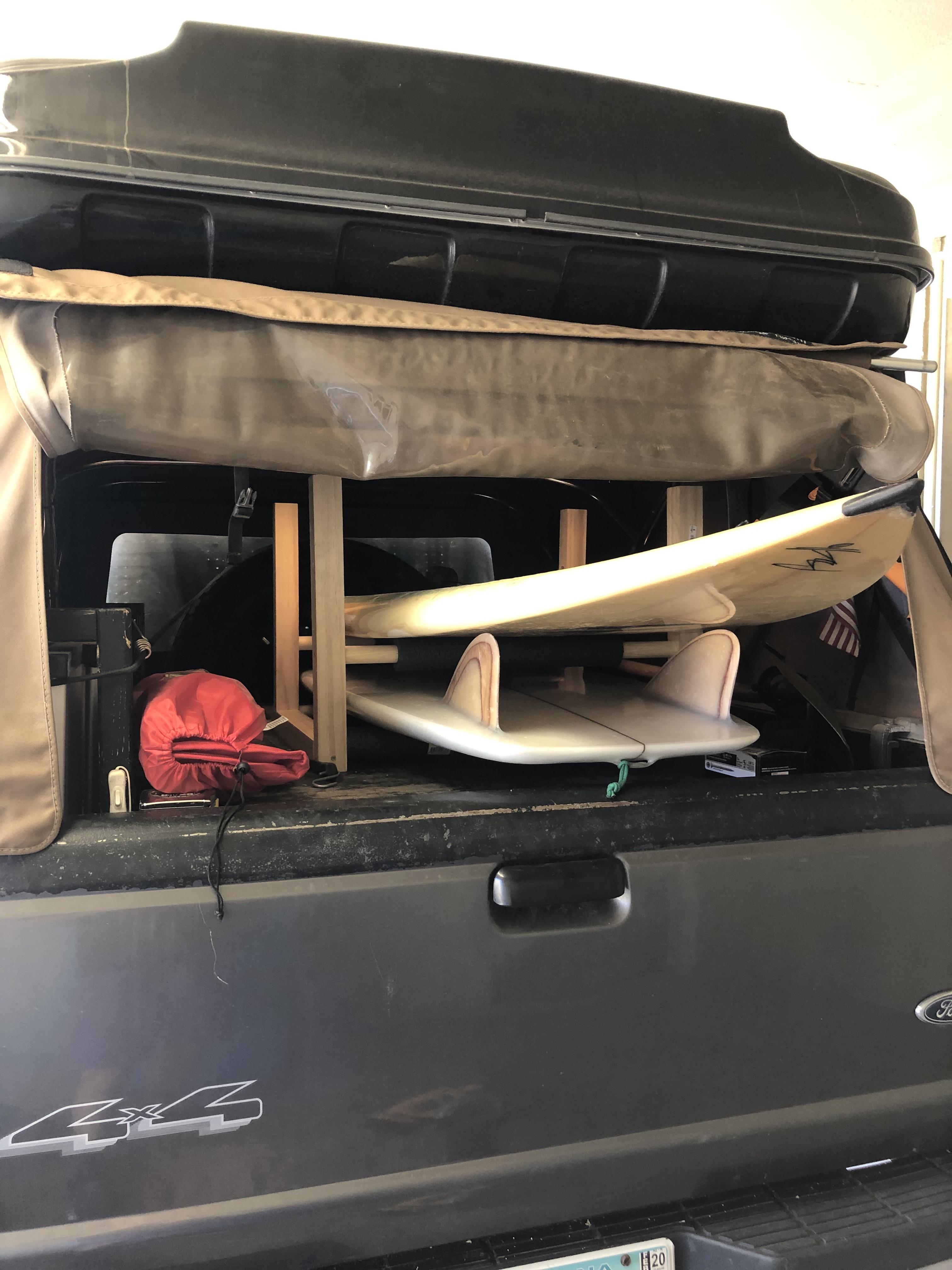 DIY Surfboard rack for my truck 🔥 r/surfing