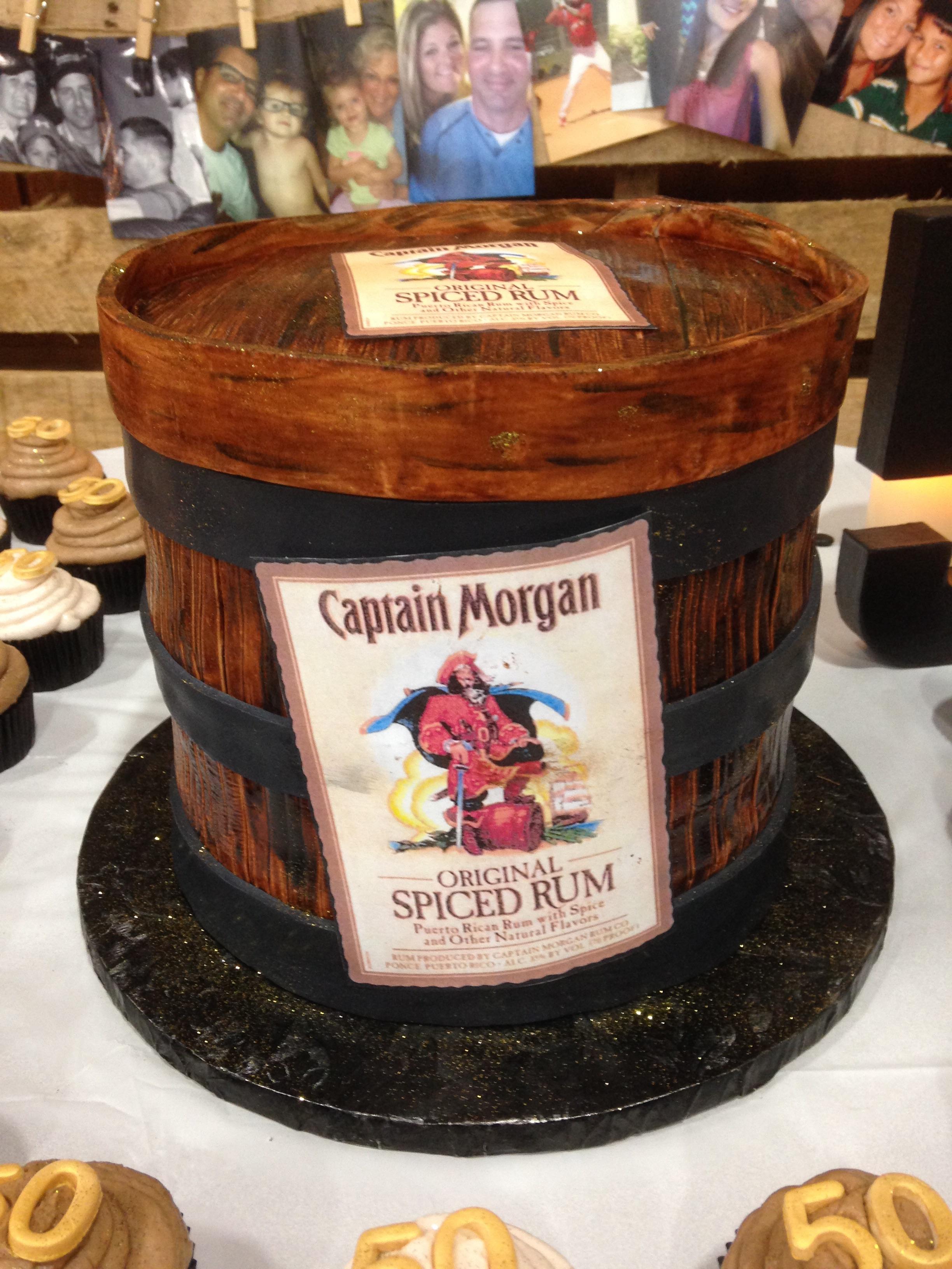 [Homemade] Captain rum barrel cake food