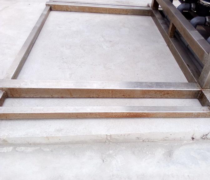 Need help on rusting of recently welded stainless steel. What could be