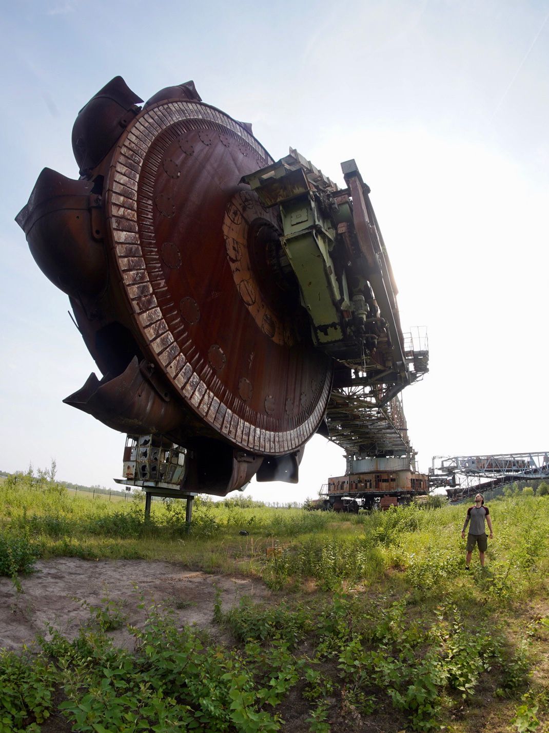Abandoned Bucket Wheel Excavator in Germany which is nicknamed "The