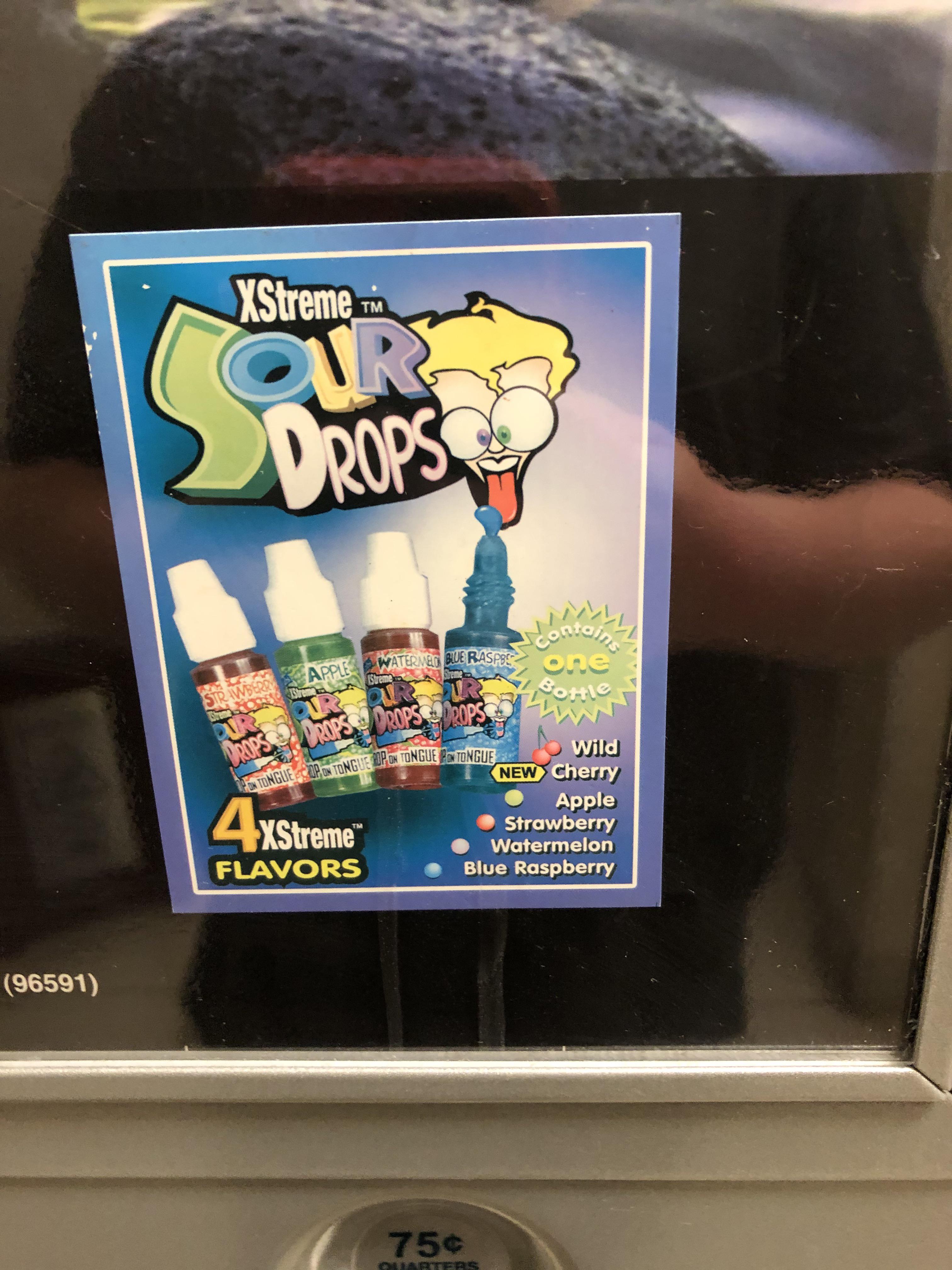 XStreme Sour Drops candy in the restroom r/RestroomOddities