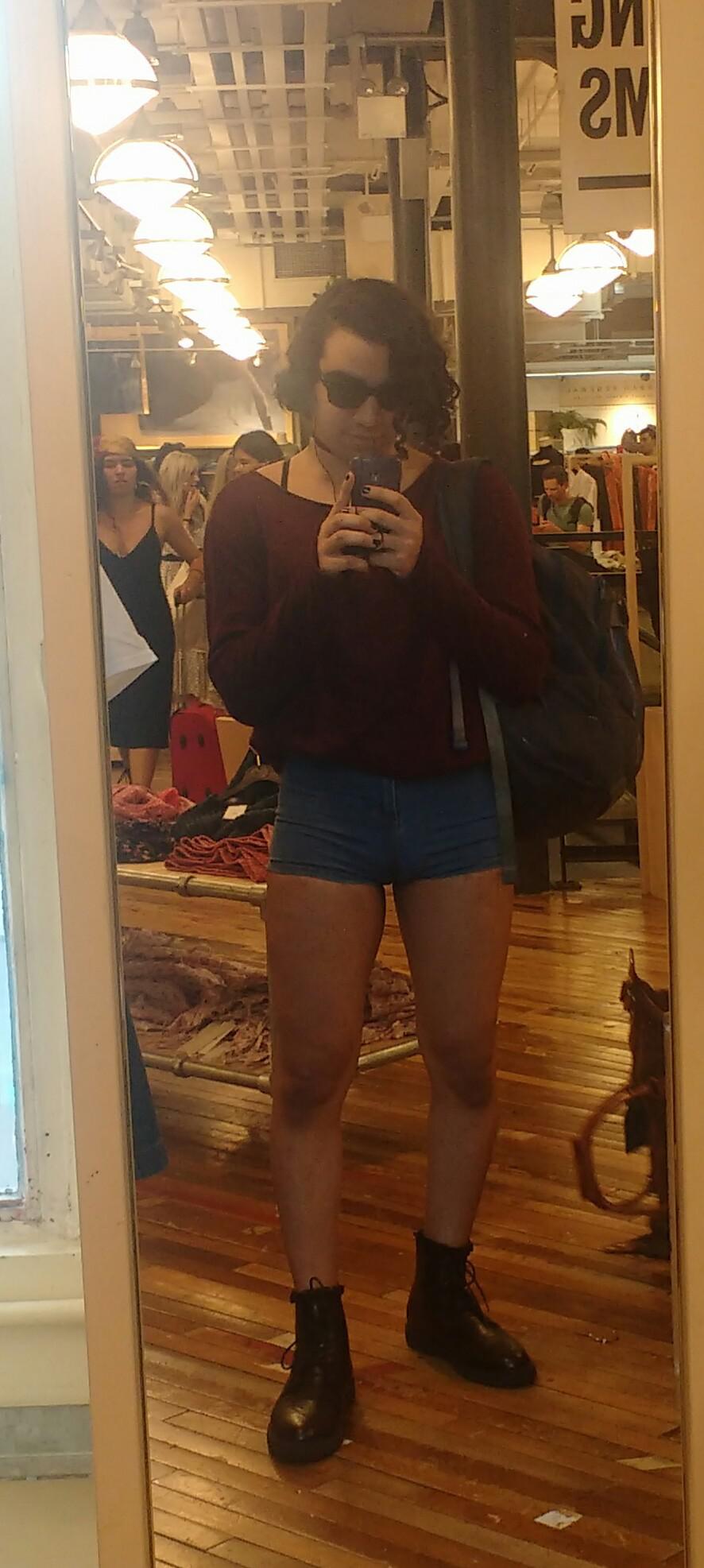 Dressed as femboy in public, before lockdown : femboy