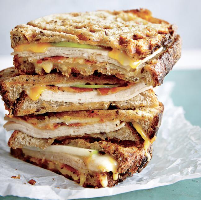 Waffle iron Turkey Melt Panini r/glutenfreerecipes