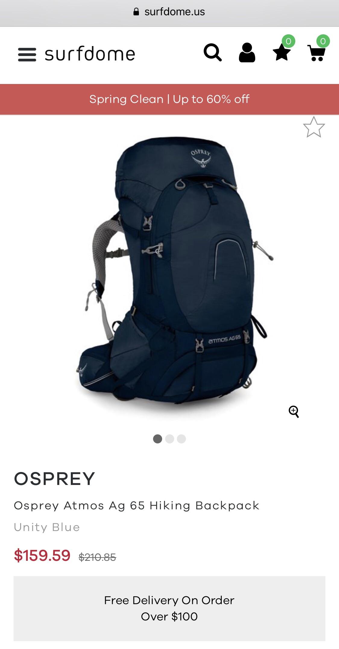 Crazy good deals on Osprey packs r/backpacking