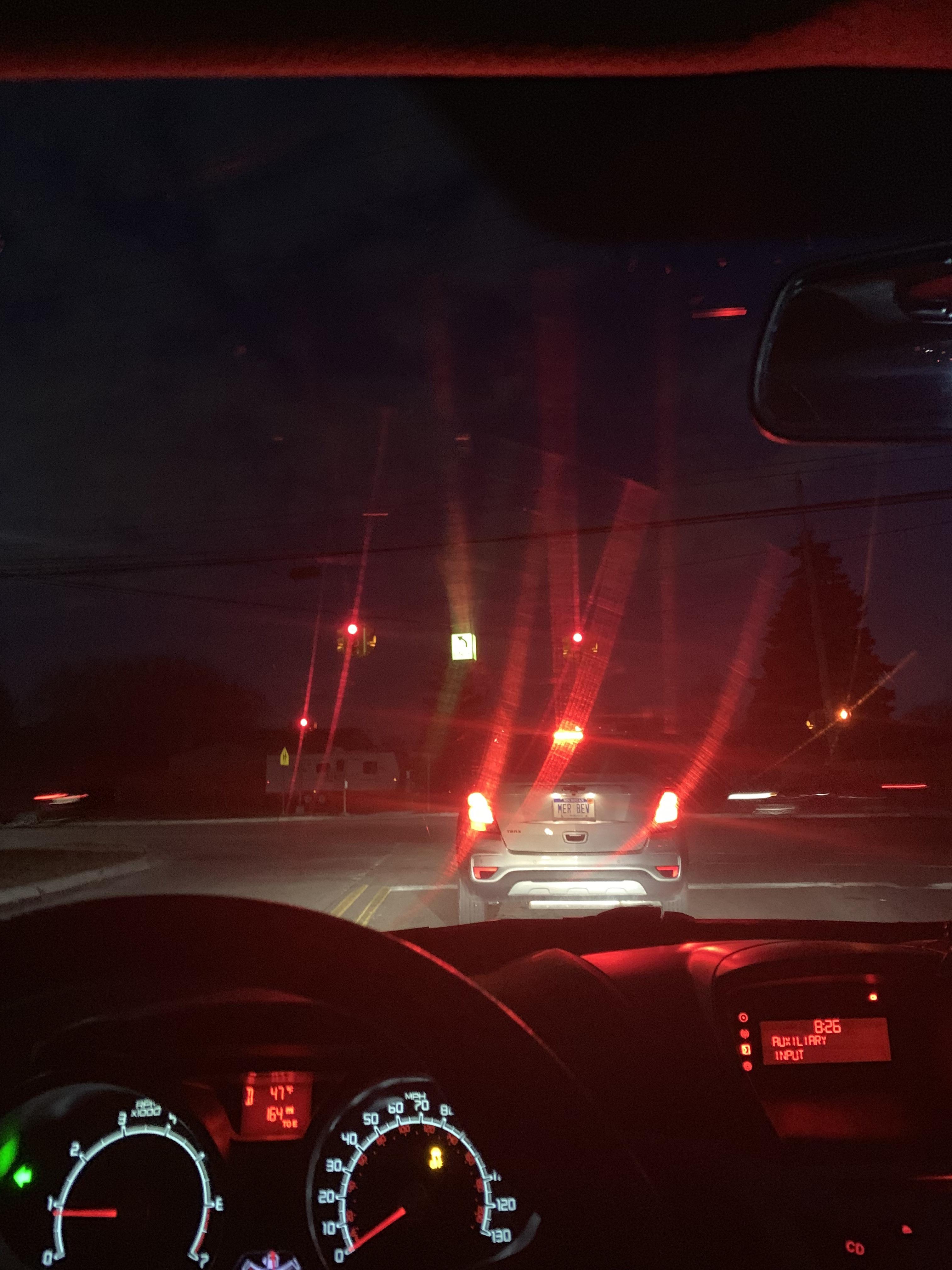 Any ideas how to solve this windshield glare? Dealership said it’s the