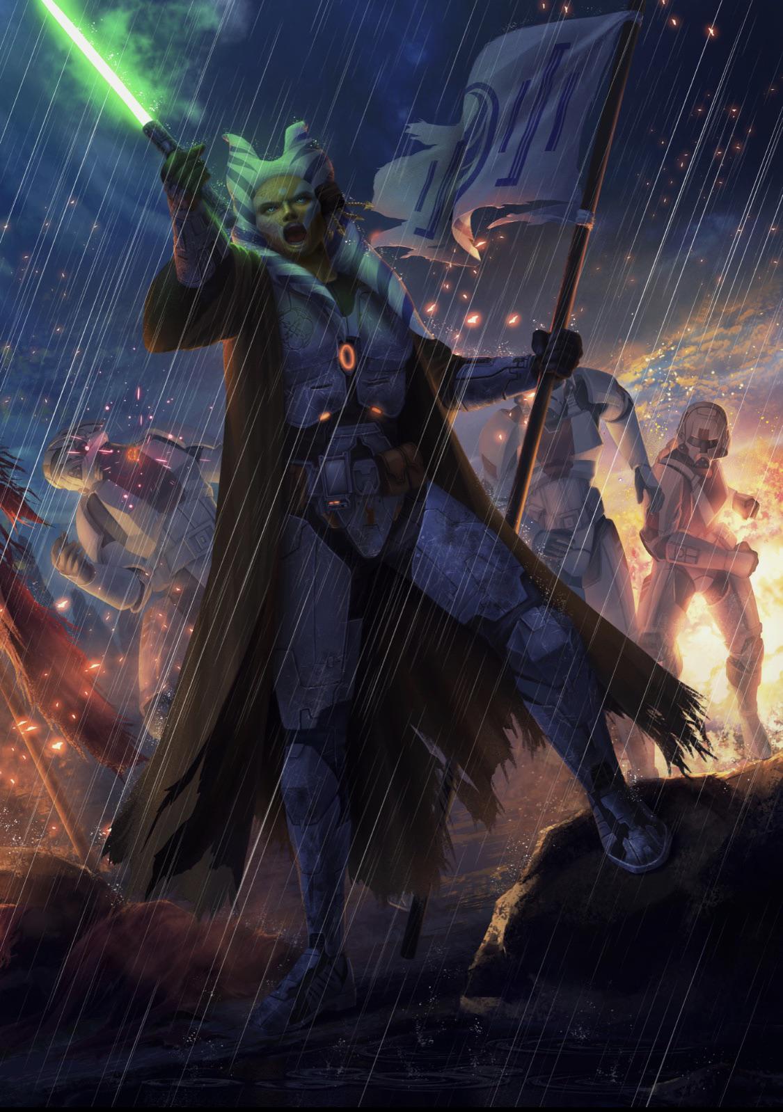 Some art I had done for my Jedi General. Really loving how it turned