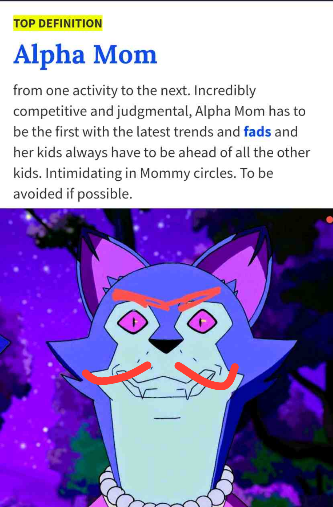 Young Wolf should have read the Urban Dictionary r/KipoAndTheAgeOfWB