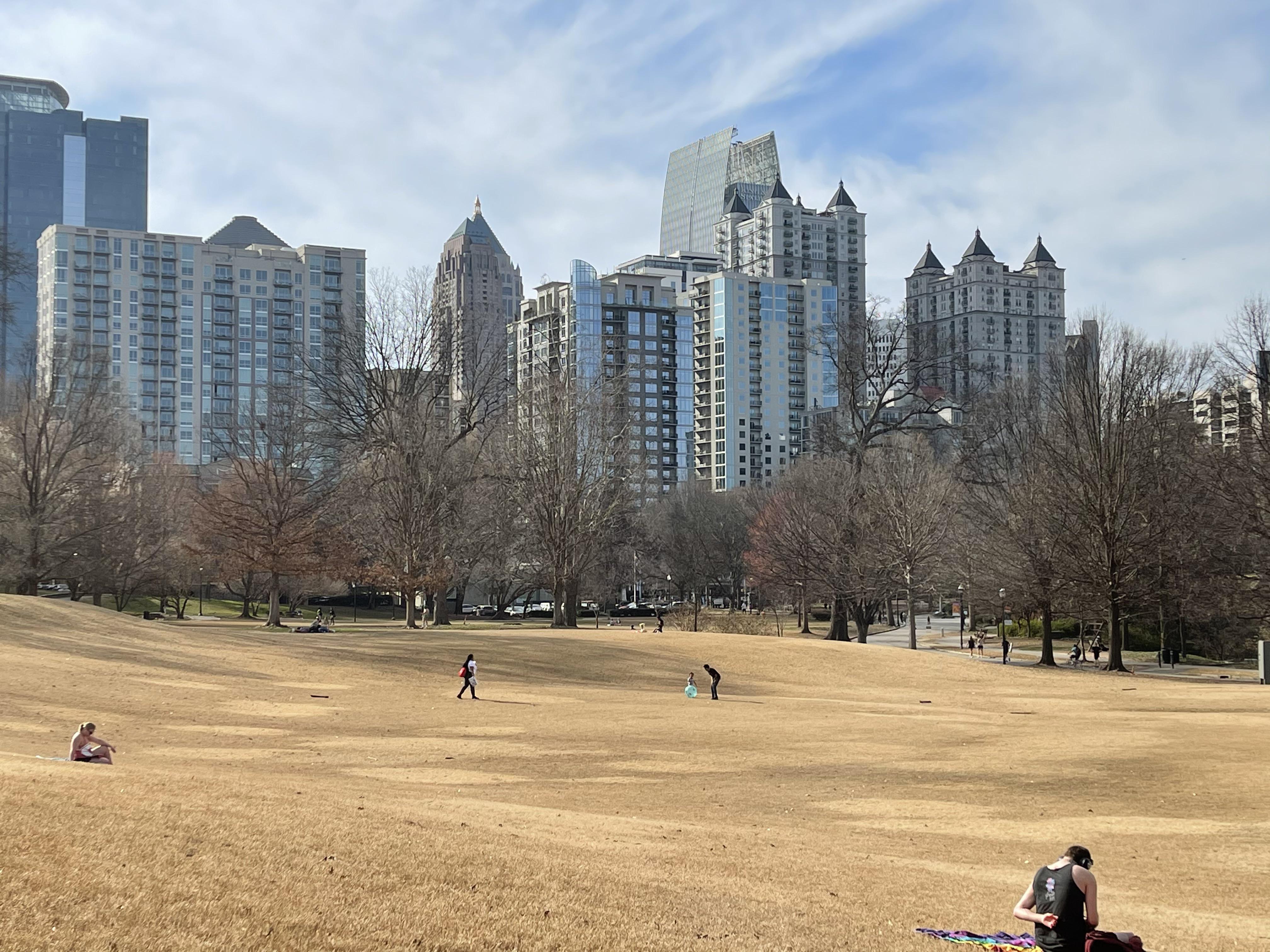 Piedmont Park on this glorious afternoon. r/Atlanta