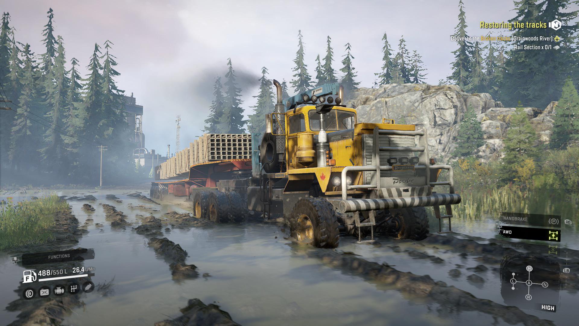 Being from Canada, absolutely love this truck r/snowrunner