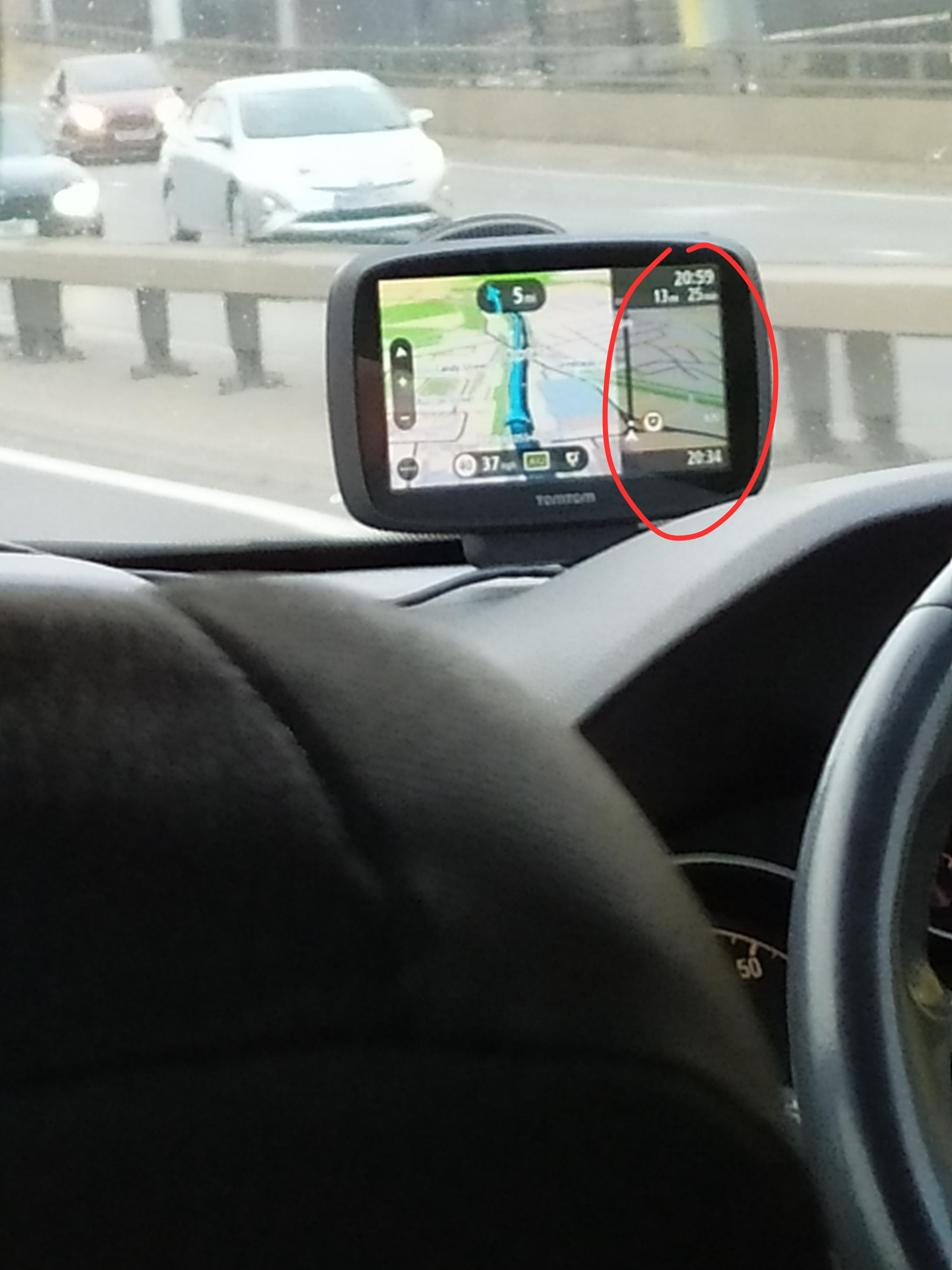 When the darker shaded area on the right turns yellow/red and the