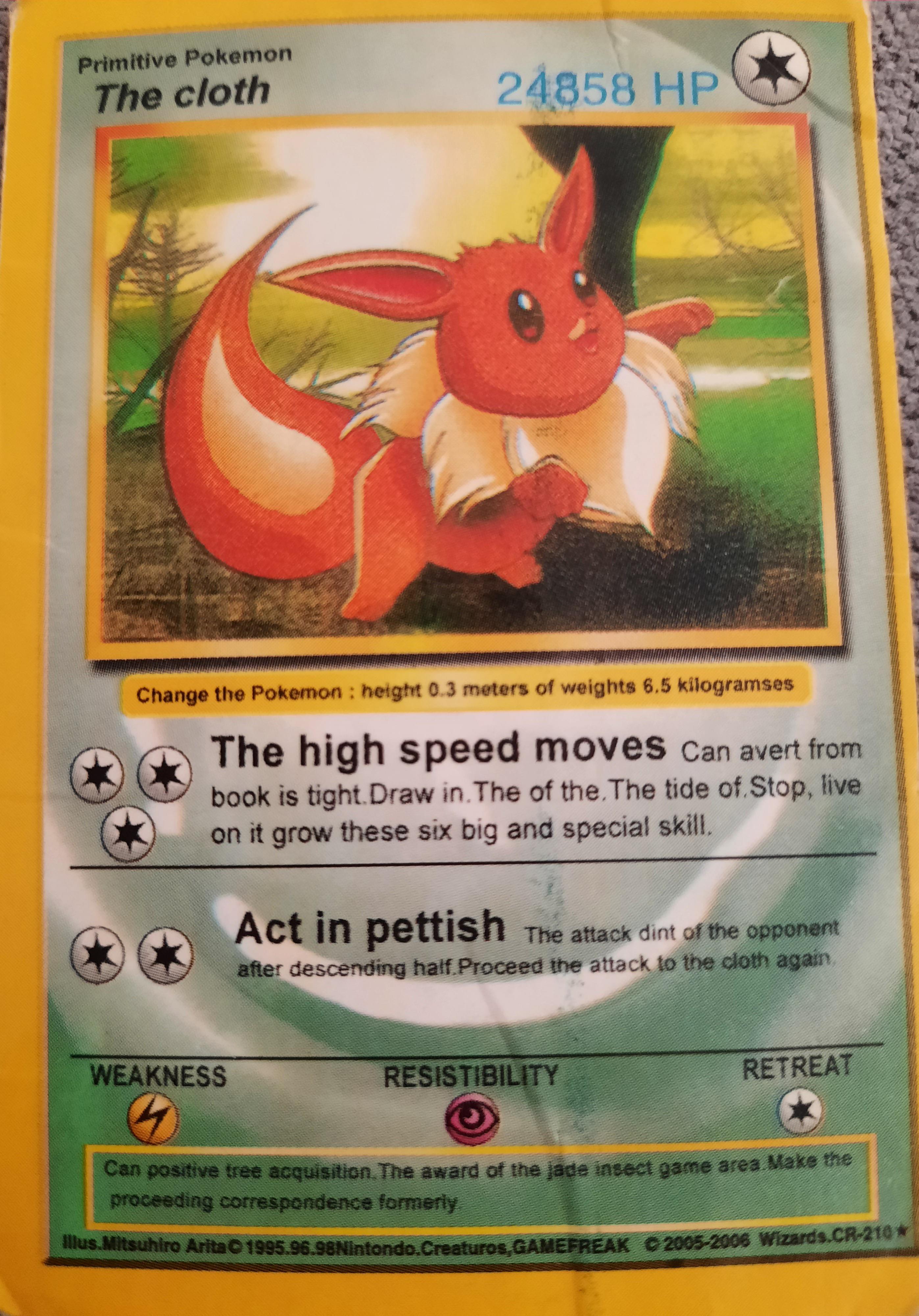 Another day another fake pokemon card you guys liked the last post so i