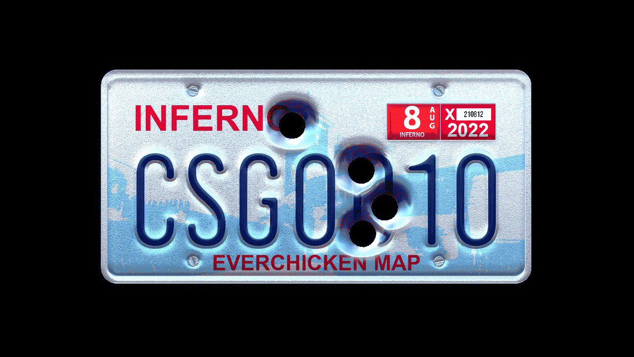 CSGO10 License Plate r/GlobalOffensive