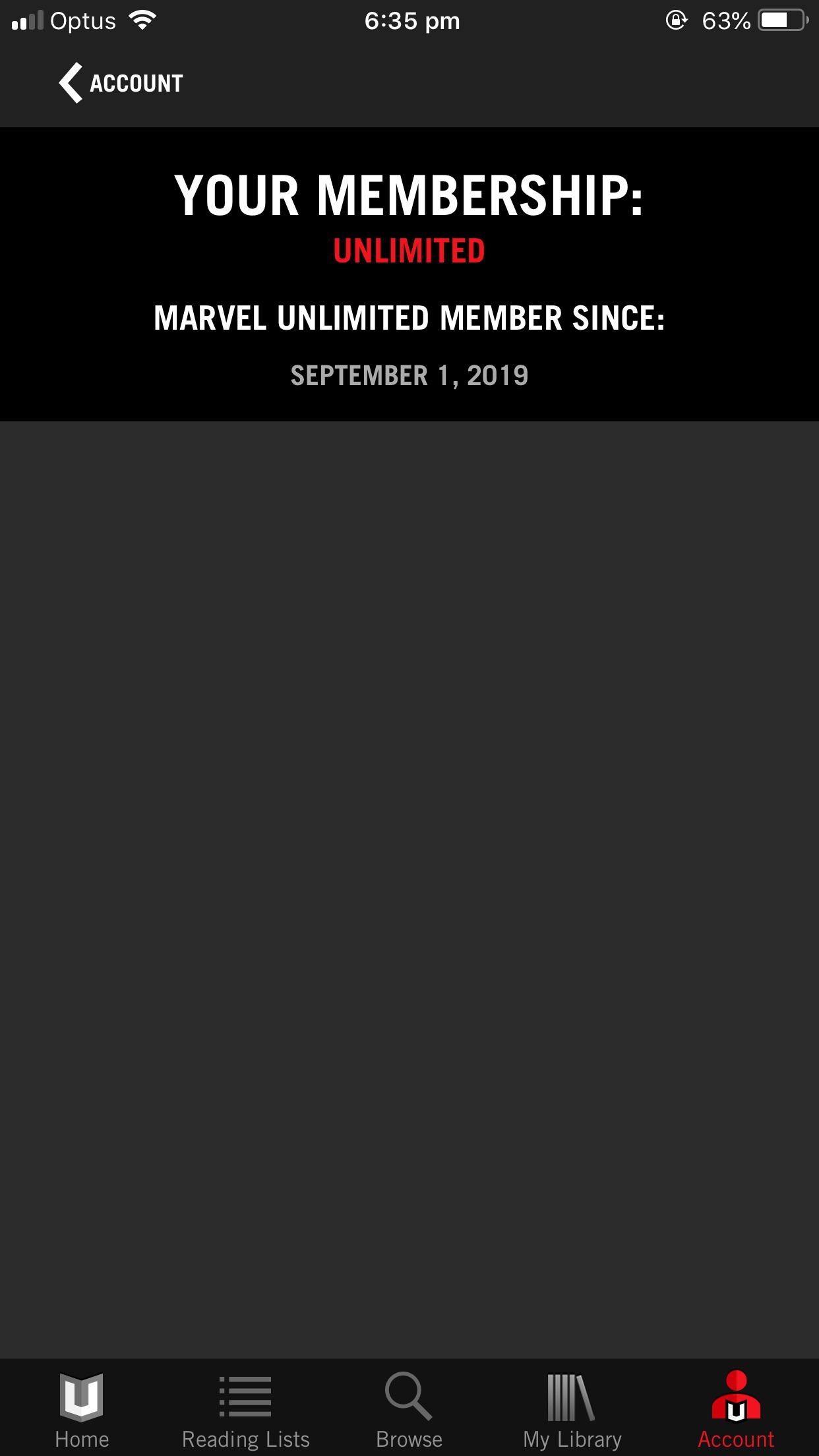 Has anyone else’s date joined reset r/MarvelUnlimited