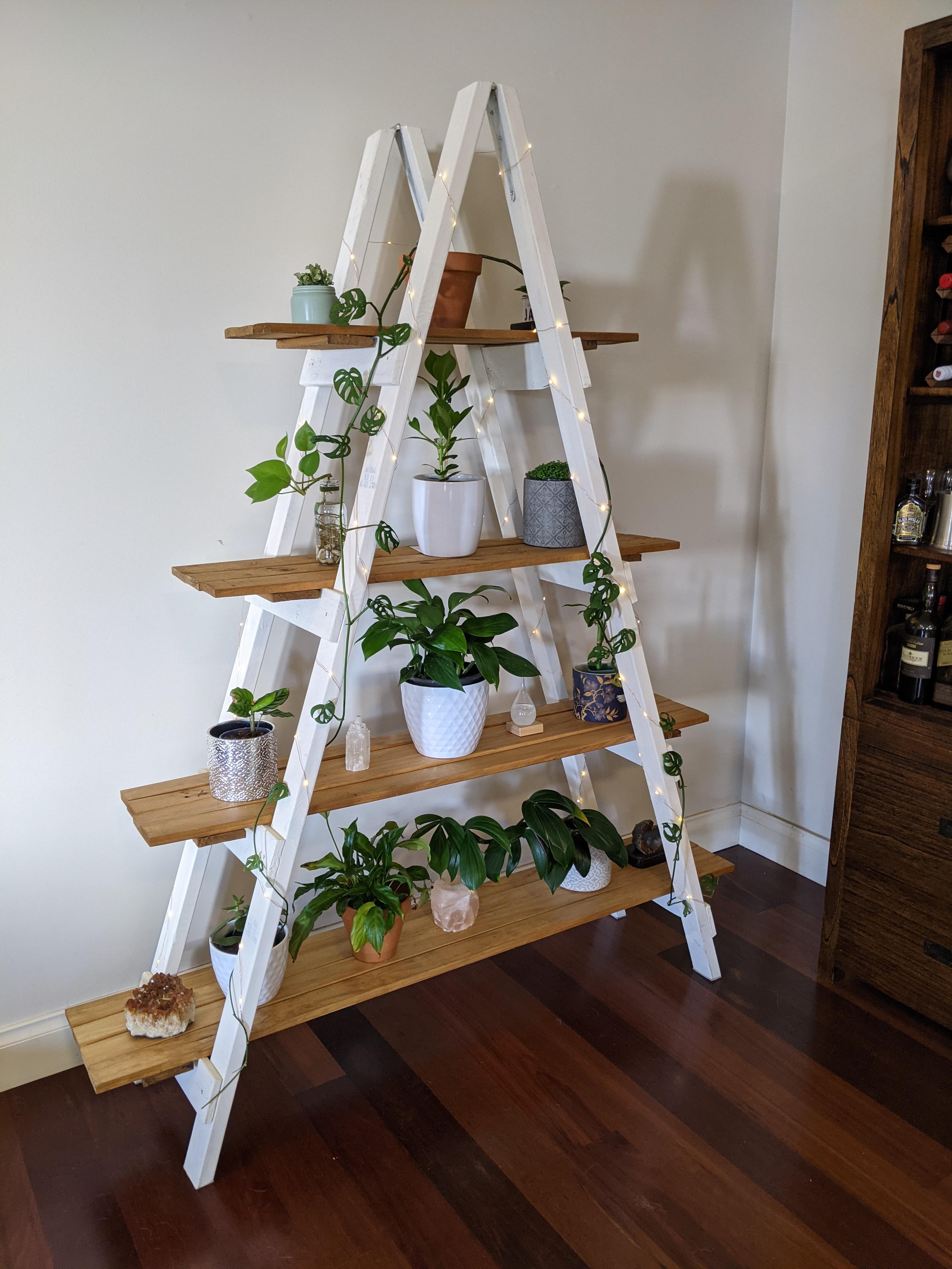 My first woodworking project. Just took some recycled pallets, a lot of