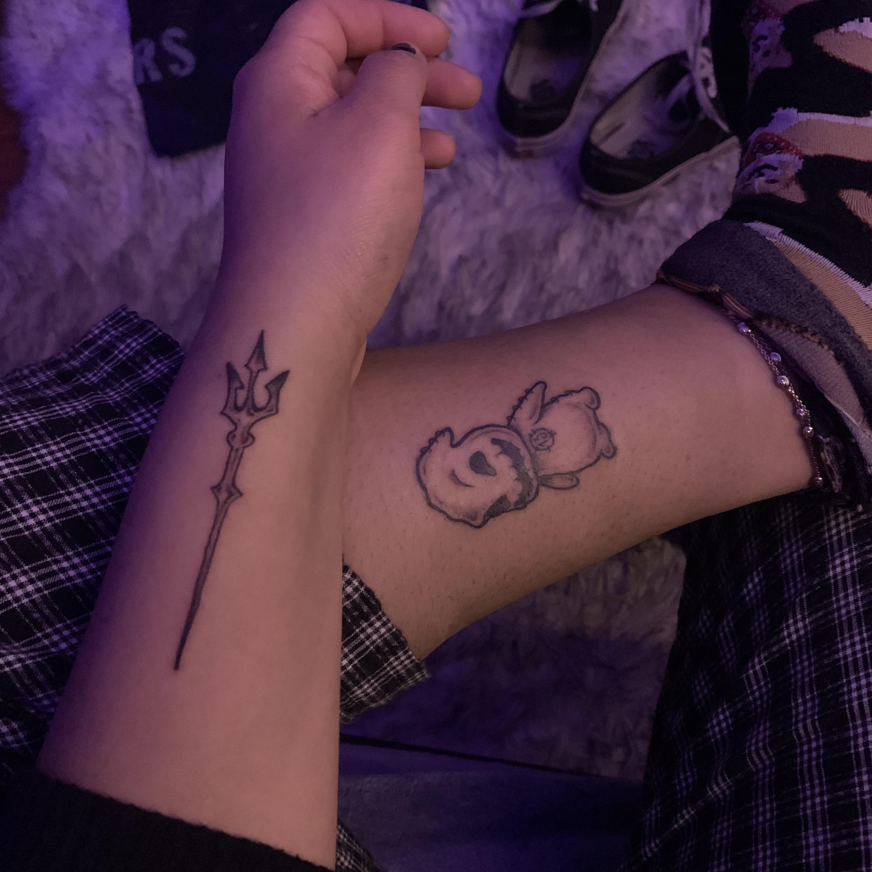 Friday the 13th flash! Done by Dom from Triton Tattoo in Santa Cruz, CA