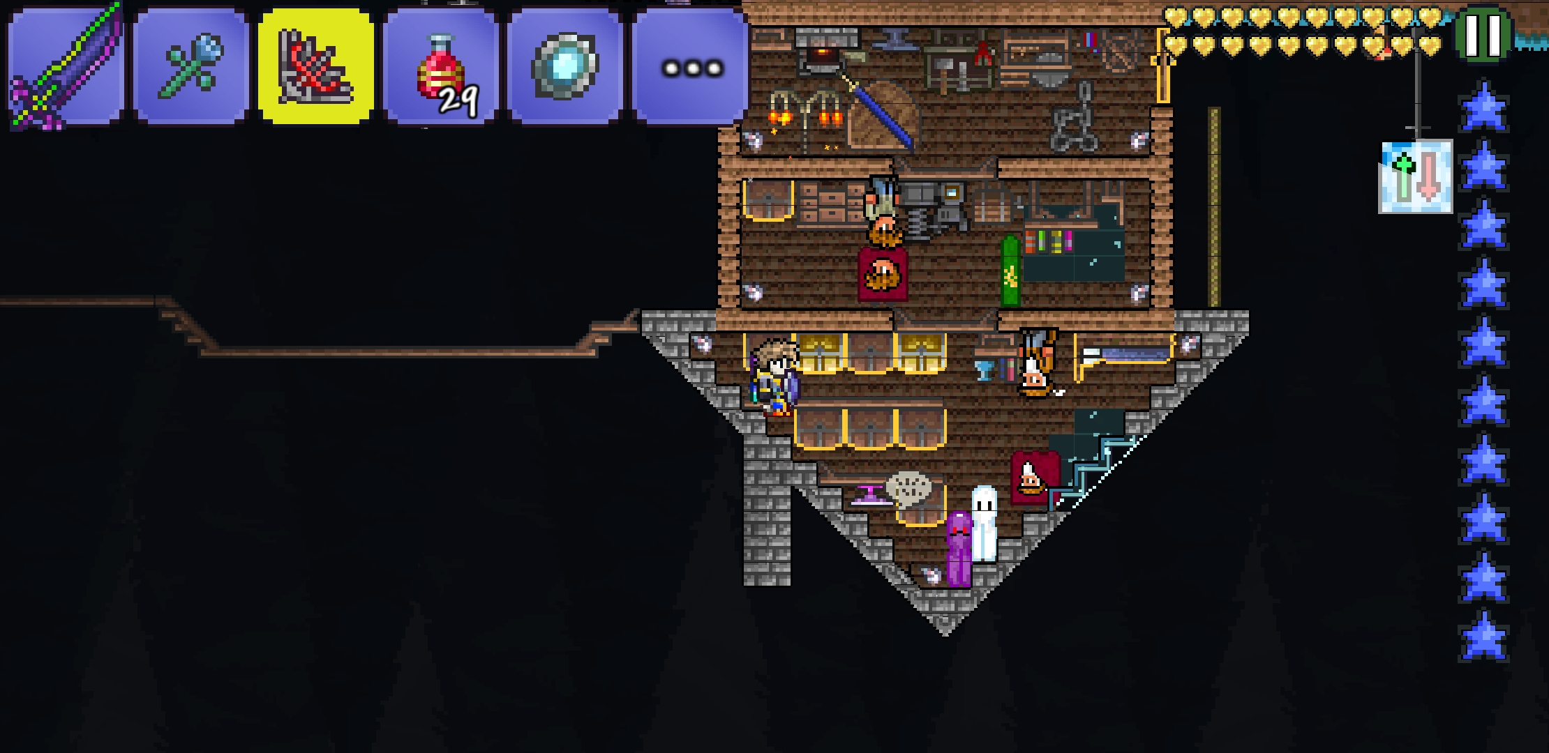 I wonder what could an anvil sell... r/Terraria