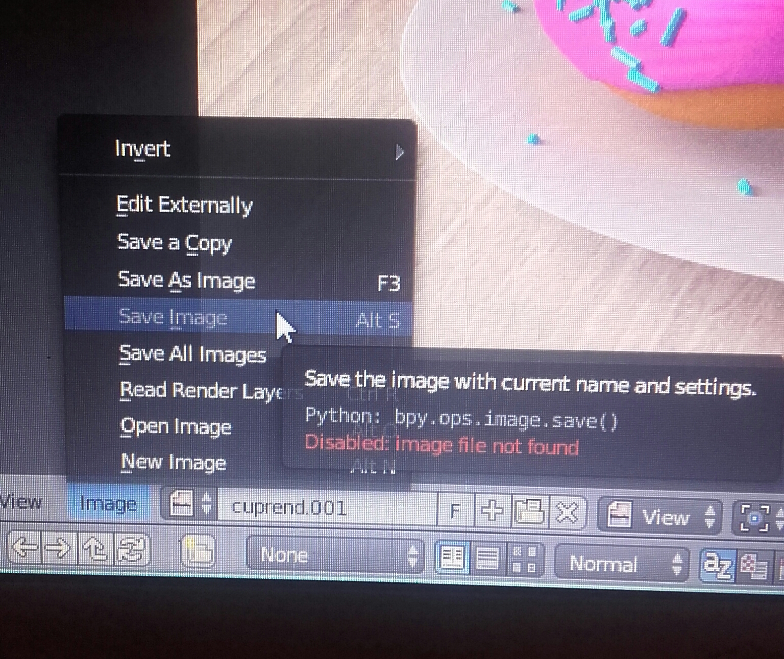 I can't save my render ,how can I fix it ? Thanks r/blender