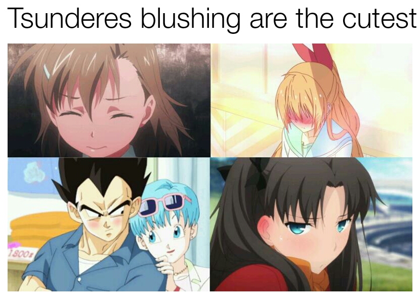 Blushing Tsundere goodanimemes
