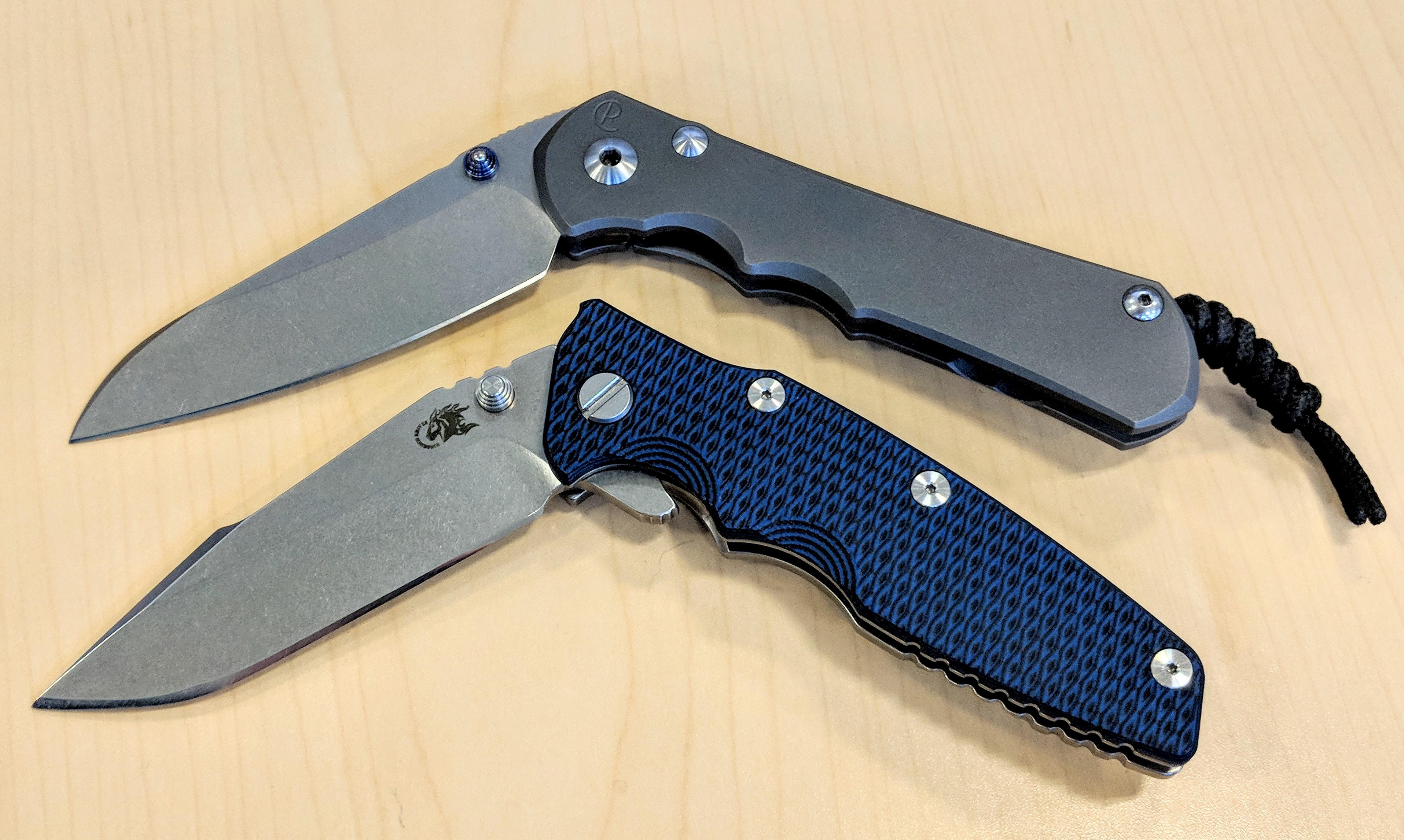 2 most expensive knives I currently own. I have a hard time keeping