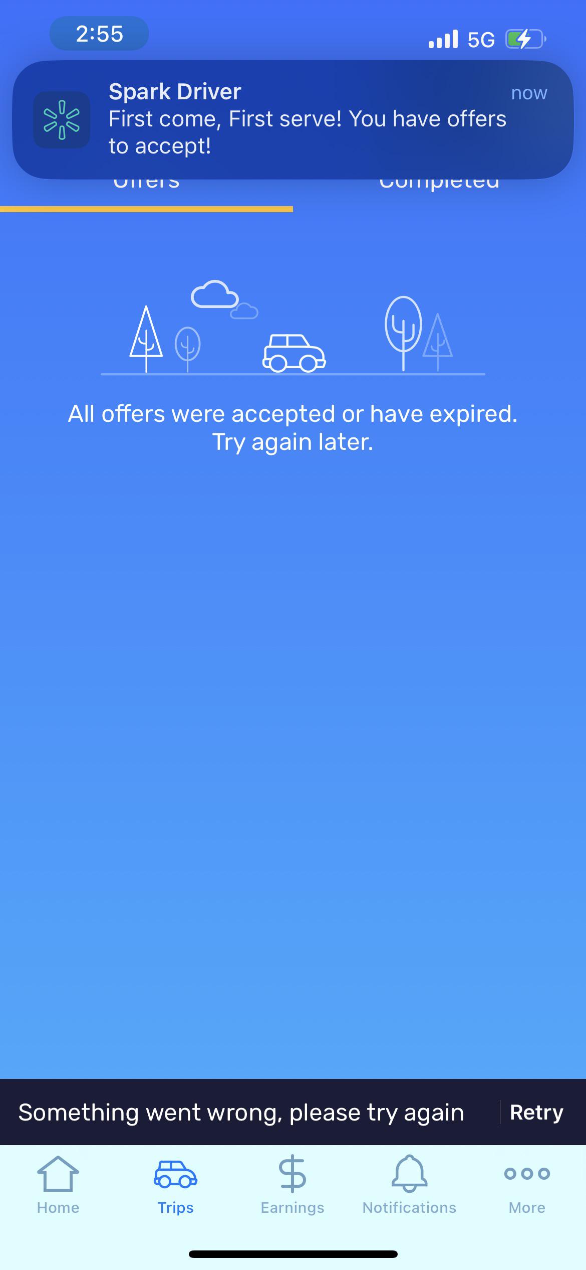 Spark not loading anything for anyone else? Keeps telling me there are
