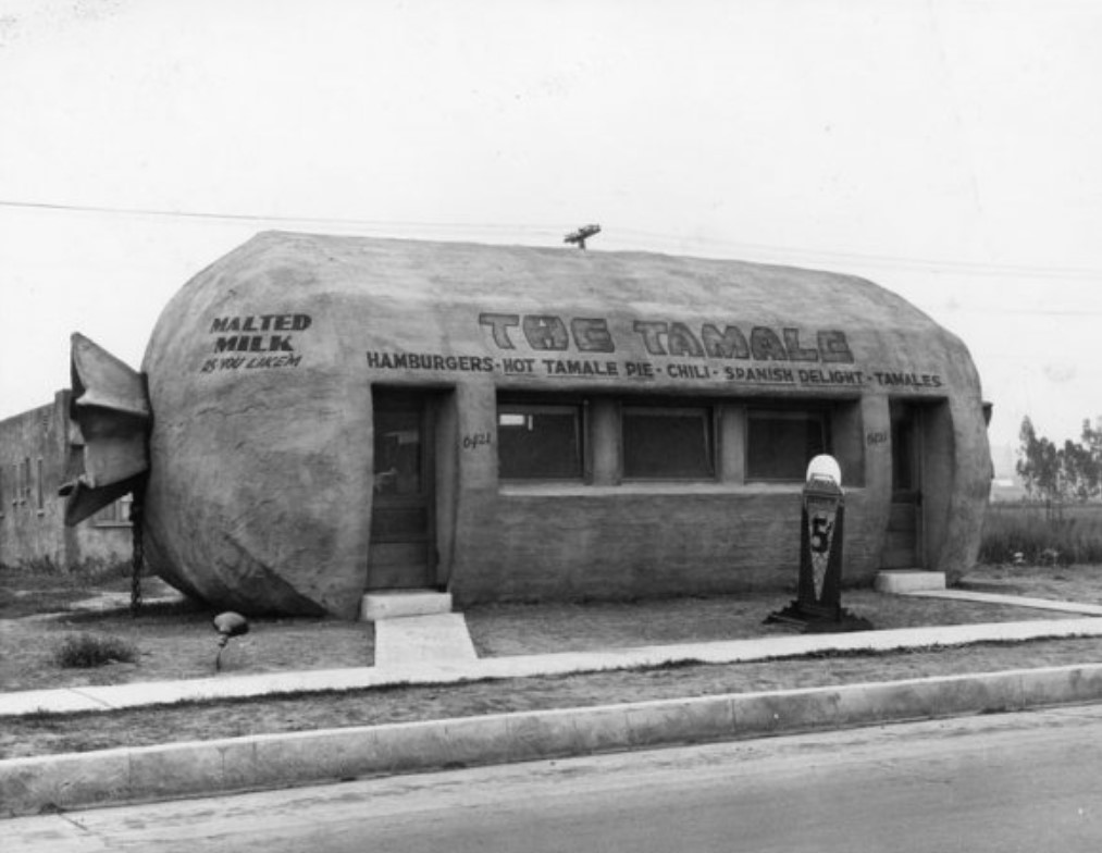 'The Tamale' Mexican restaurant in Los Angeles, late 1920's [1013x784